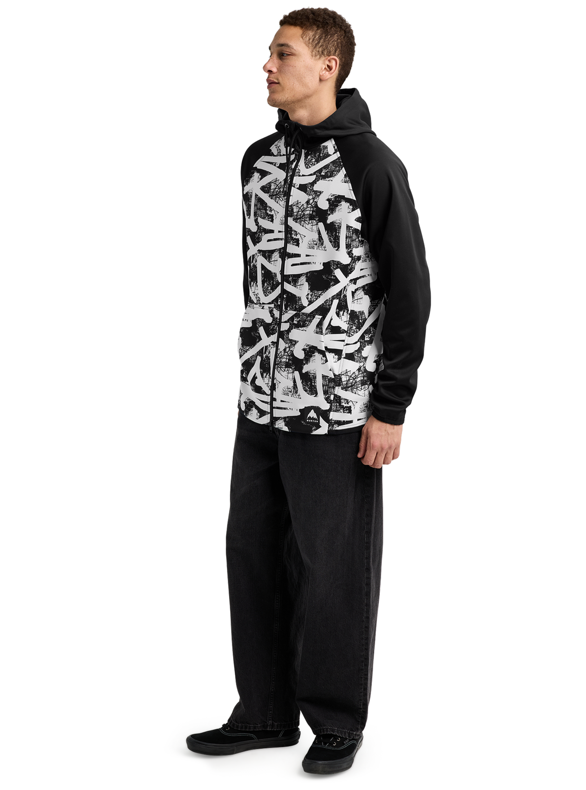 Burton – Chandail en molleton à fermeture éclair complète résistant aux intempéries Crown pour homme
