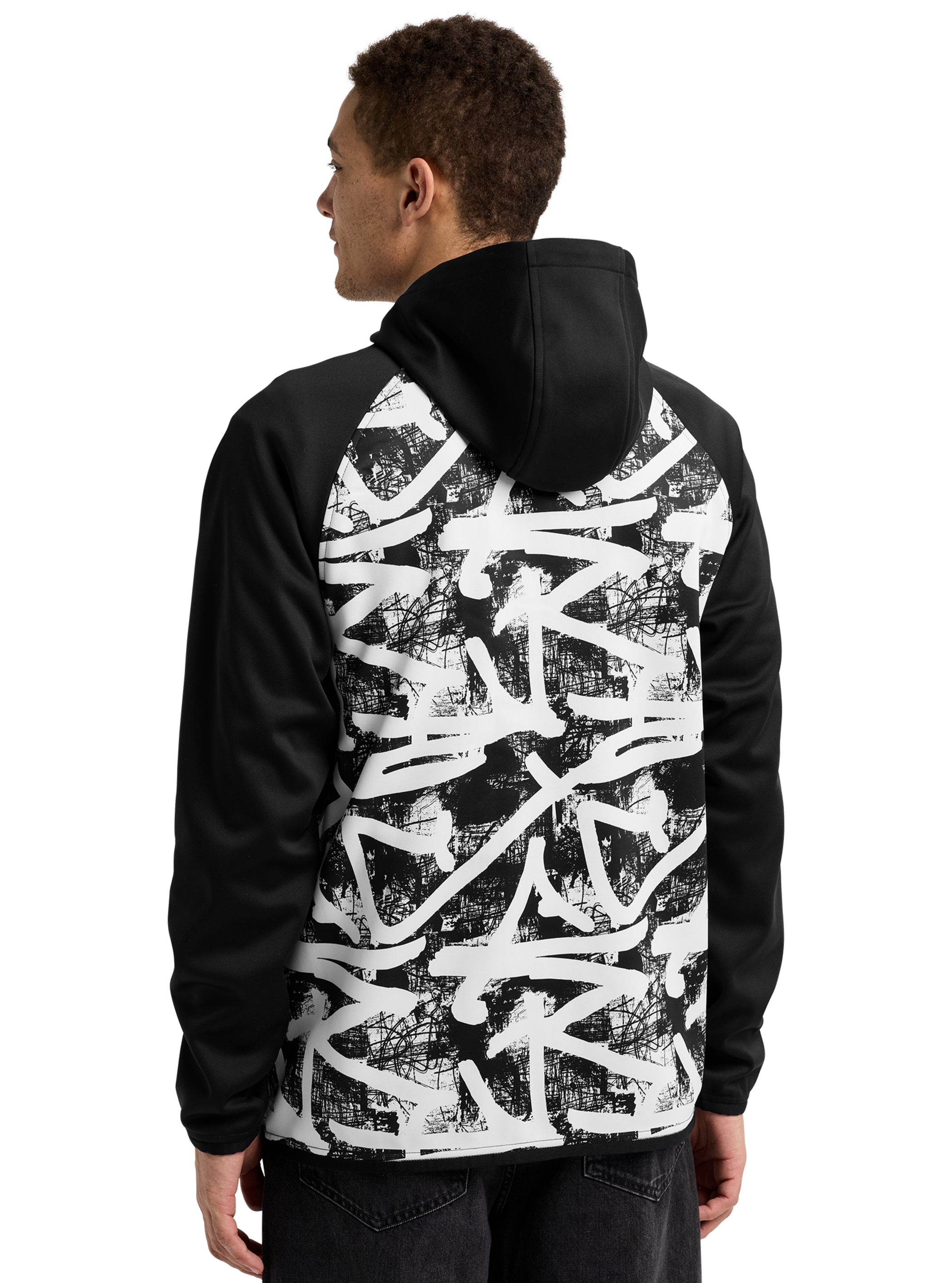 Product image of Men's Burton Crown Weatherproof Full-Zip Fleece[Variant:City Streets / True Black]