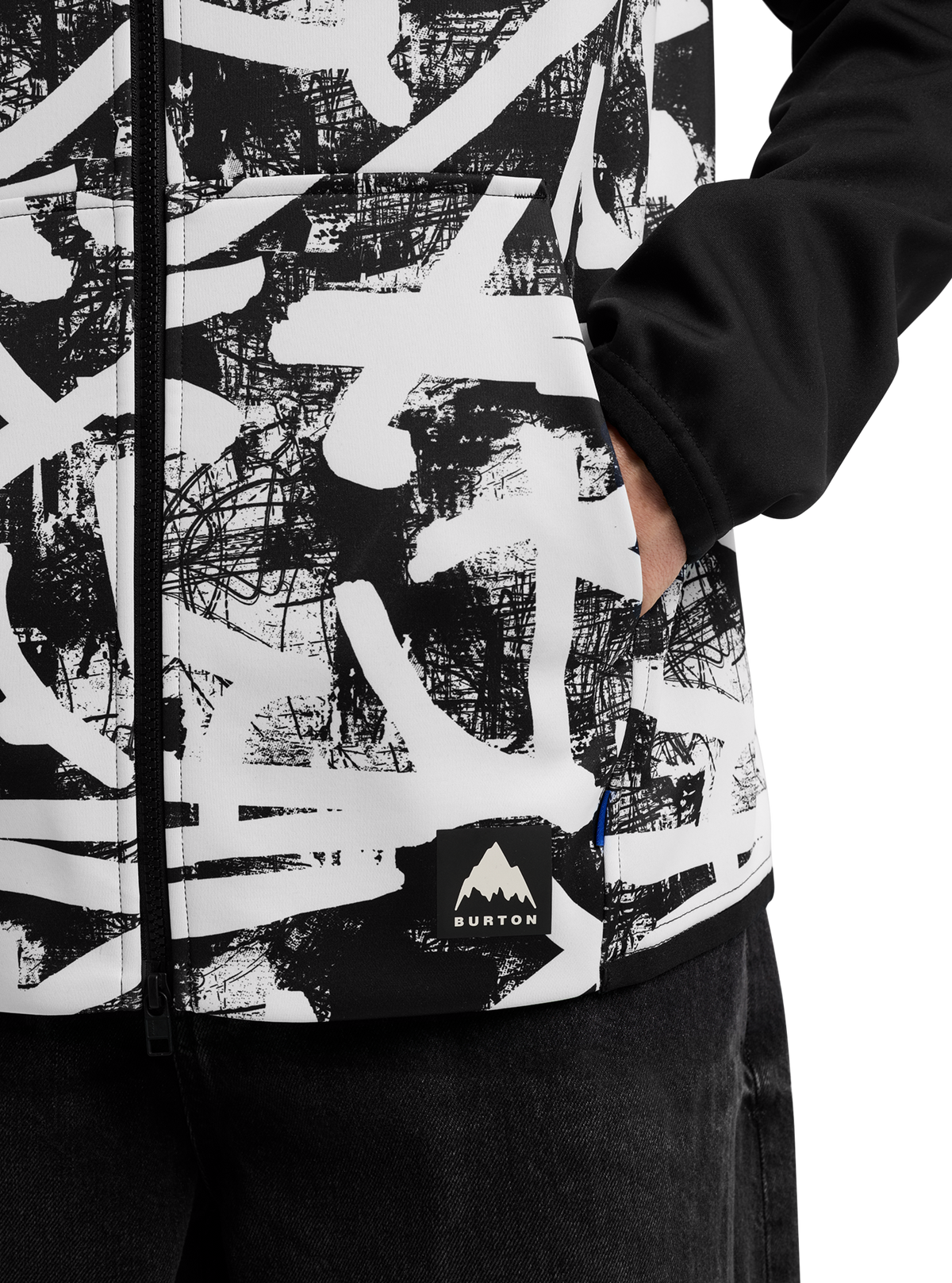 Burton – Chandail en molleton à fermeture éclair complète résistant aux intempéries Crown pour homme