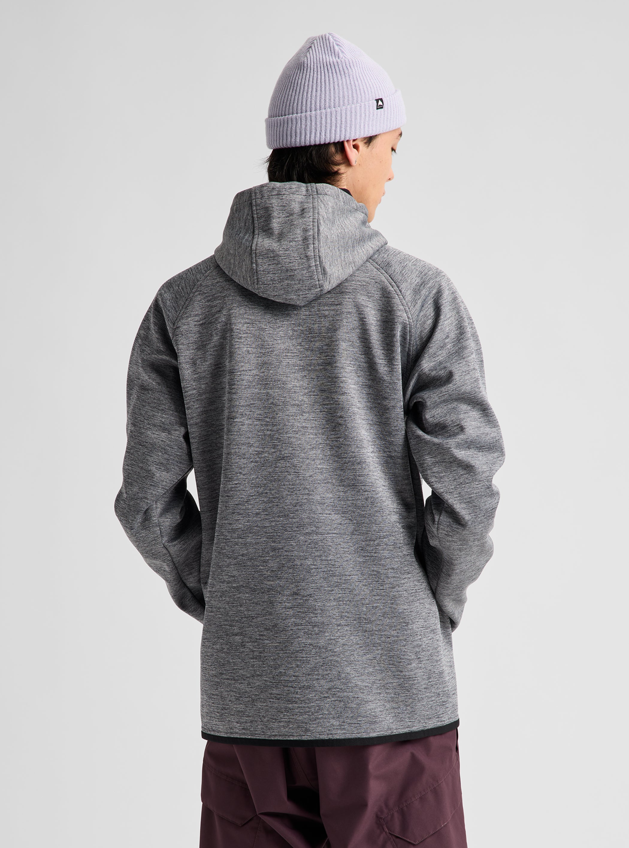 Product image of Men's Burton Crown Weatherproof Fleece Pullover[Variant:True Black Heather]