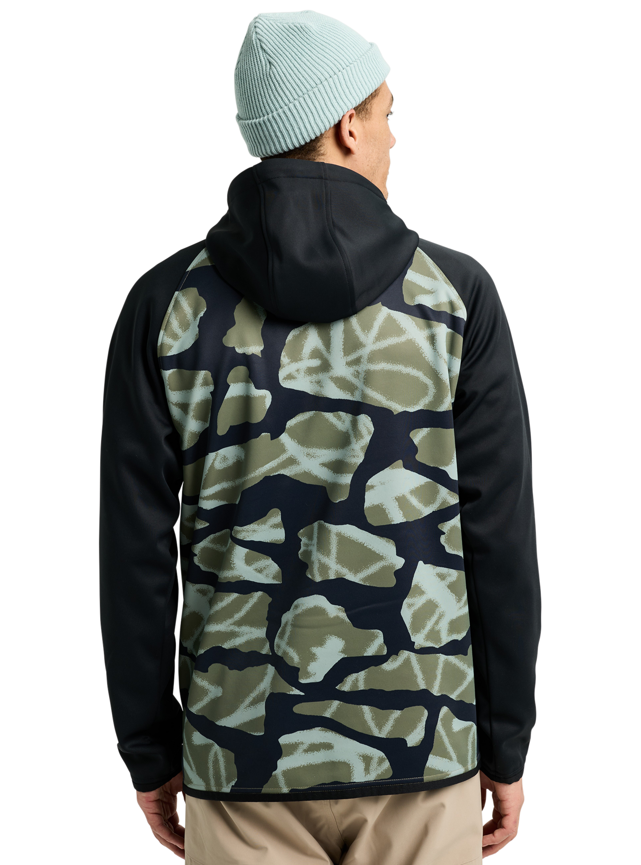 Product image of Men's Burton Crown Weatherproof Fleece Pullover[Variant:Graffiti Camo / True Black]