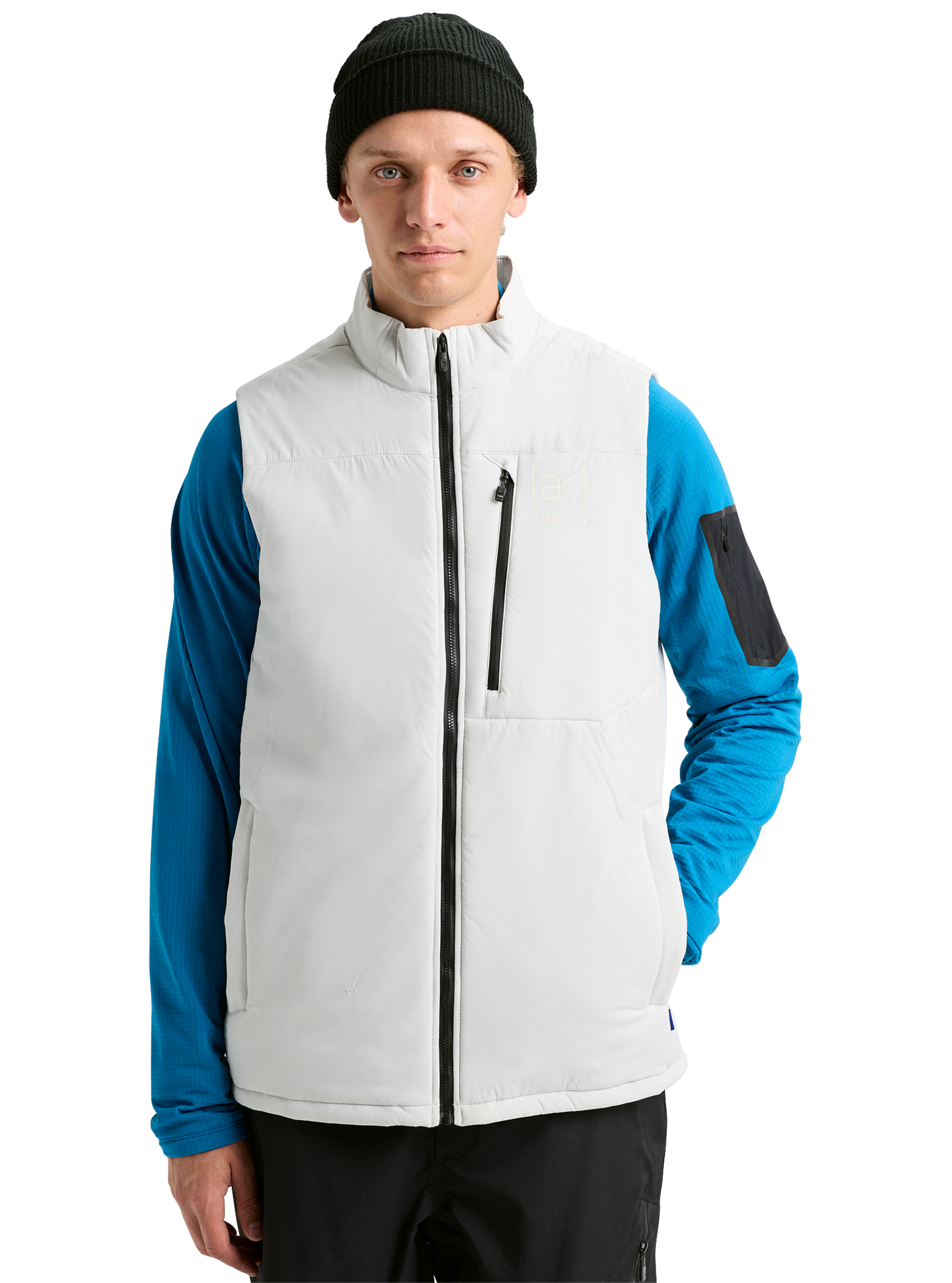 Product image of Men's Burton [ak] Helium Stretch Insulated Vest[Variant:Gray Cloud]