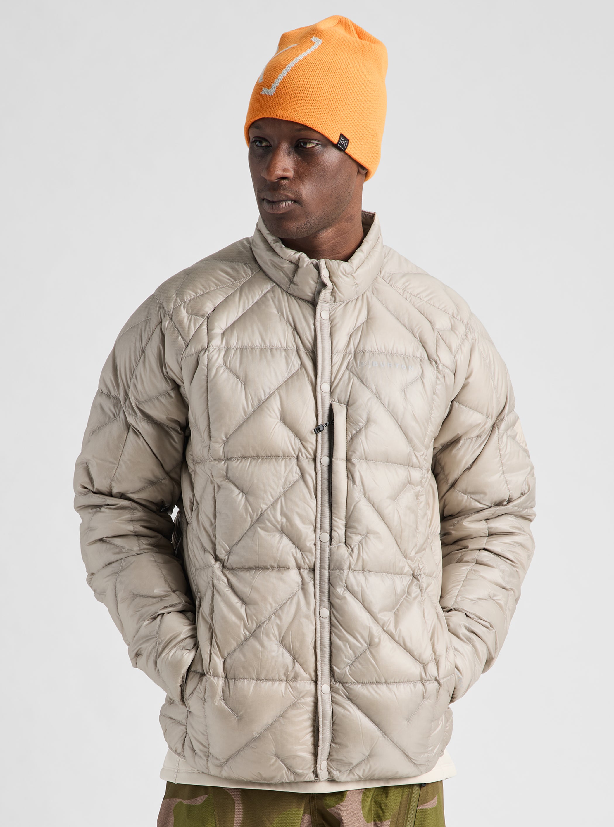 Product image of Men's Burton [ak] Baker Ultralight Down Jacket[Variant:Chinchilla Gray]