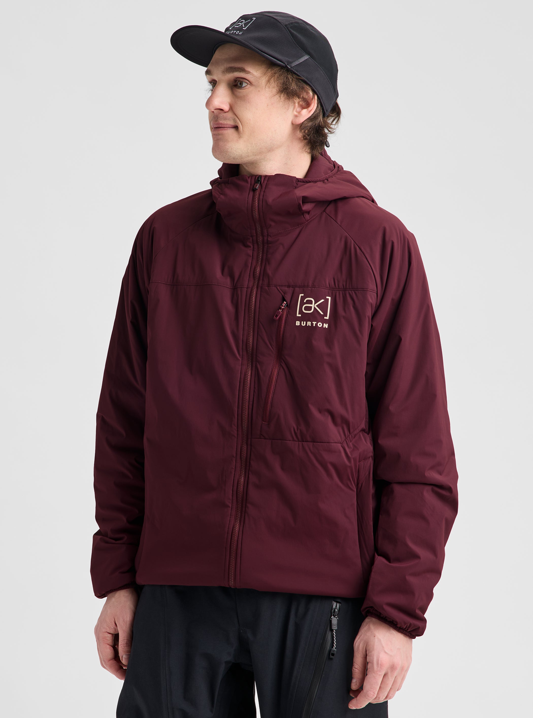 Product image of Men's Burton [ak] Helium Hooded Stretch Insulated Jacket[Variant:Rum Raisin]