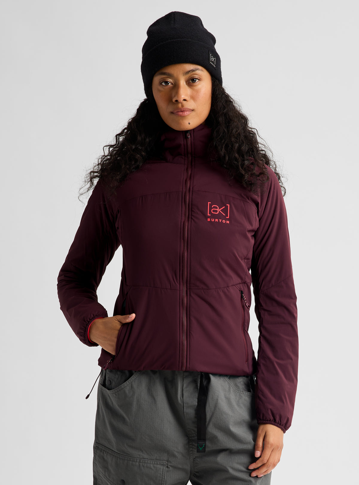 Product image of Women's Burton [ak] Helium Hooded Stretch Insulated Jacket[Variant:Rum Raisin]