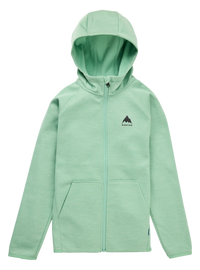Product image of Kids' Burton Crown Weatherproof Full-Zip Fleece[Variant:Soft Sage Heather]