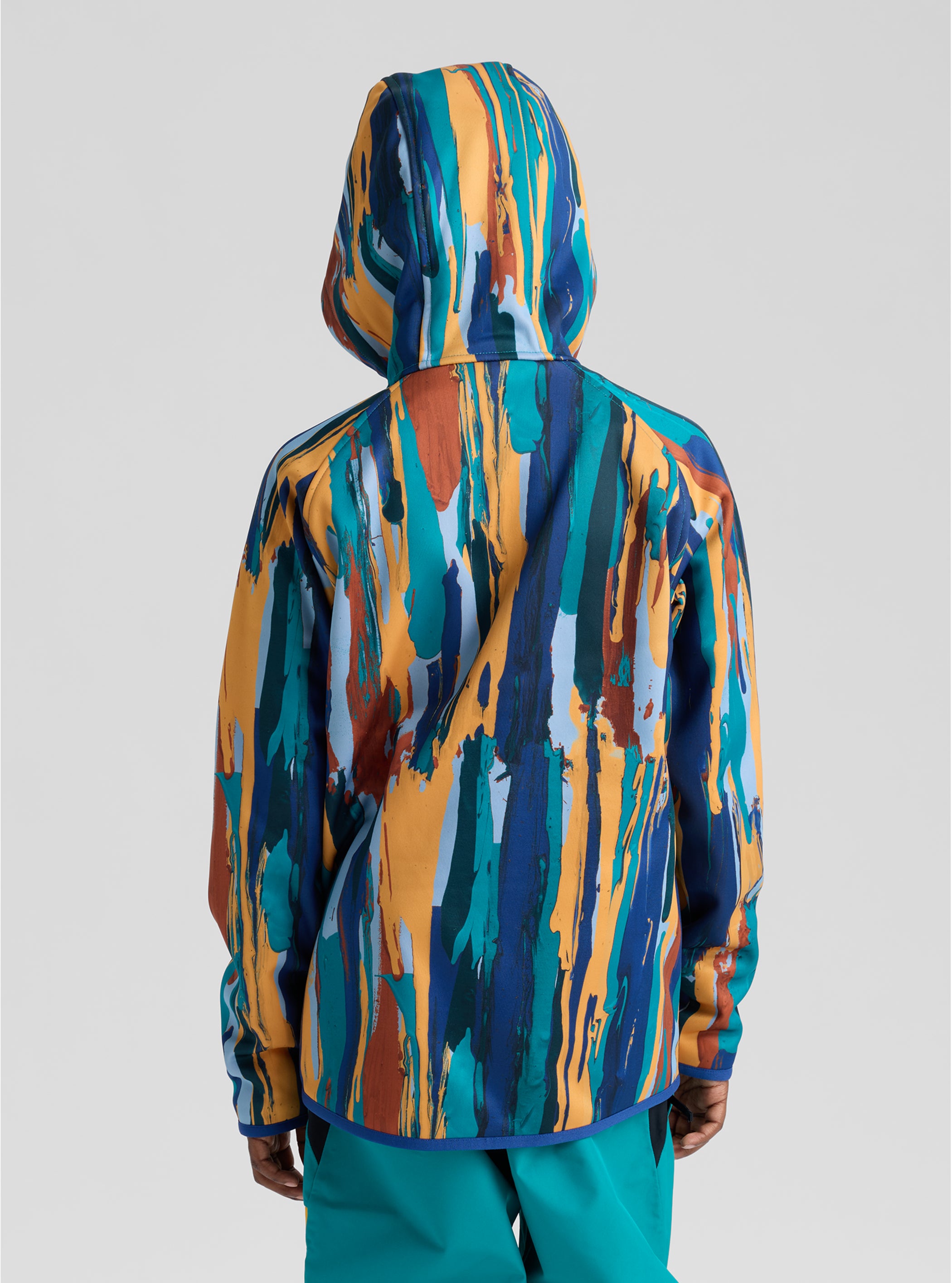 Product image of Kids' Burton Crown Weatherproof Full-Zip Fleece[Variant:Paint Stripe]
