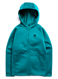 Product image of Kids' Burton Crown Weatherproof Full-Zip Fleece[Variant:Pacific Teal]