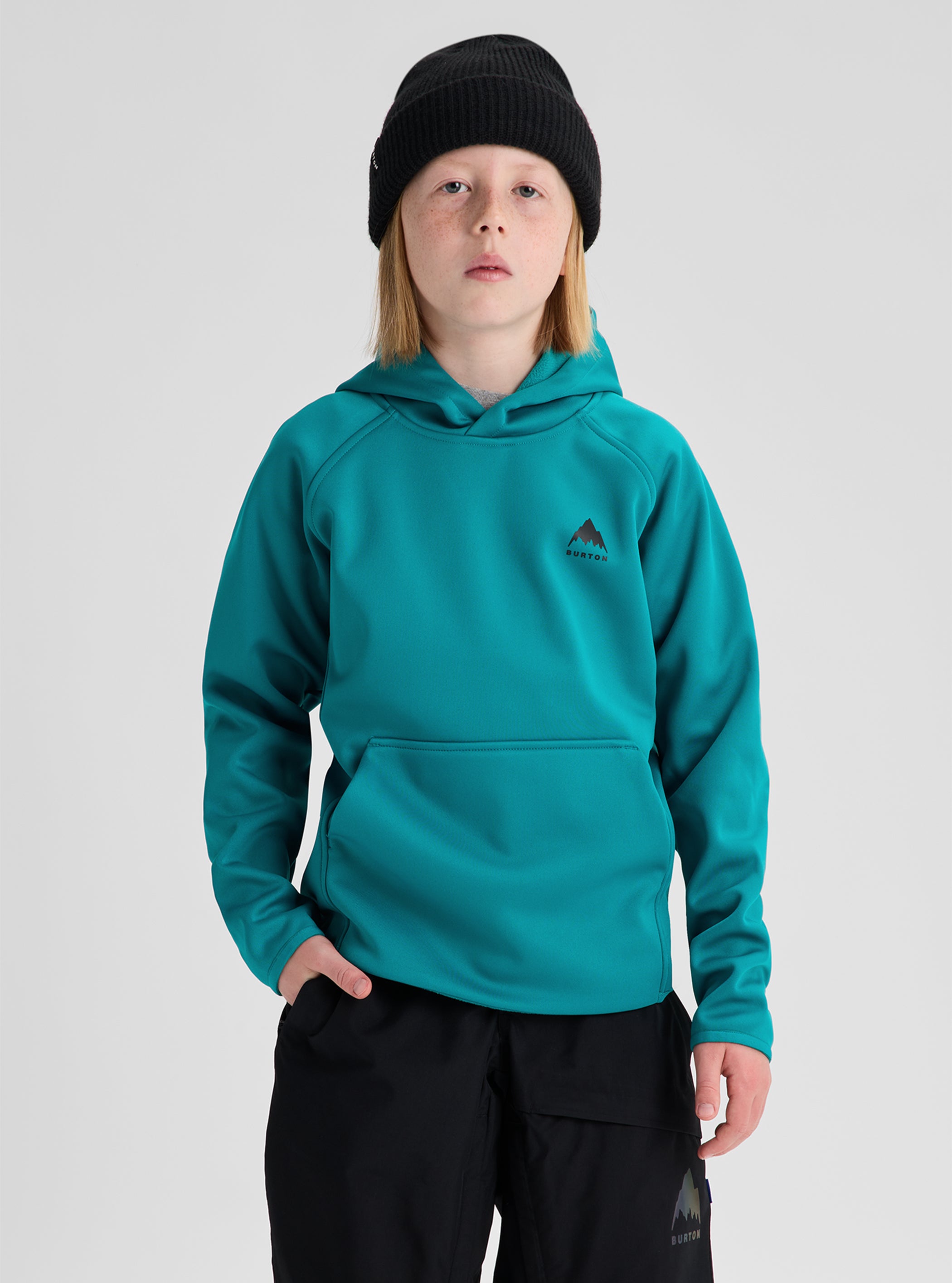 Product image of Kids' Burton Crown Weatherproof Pullover Fleece[Variant:Pacific Teal]