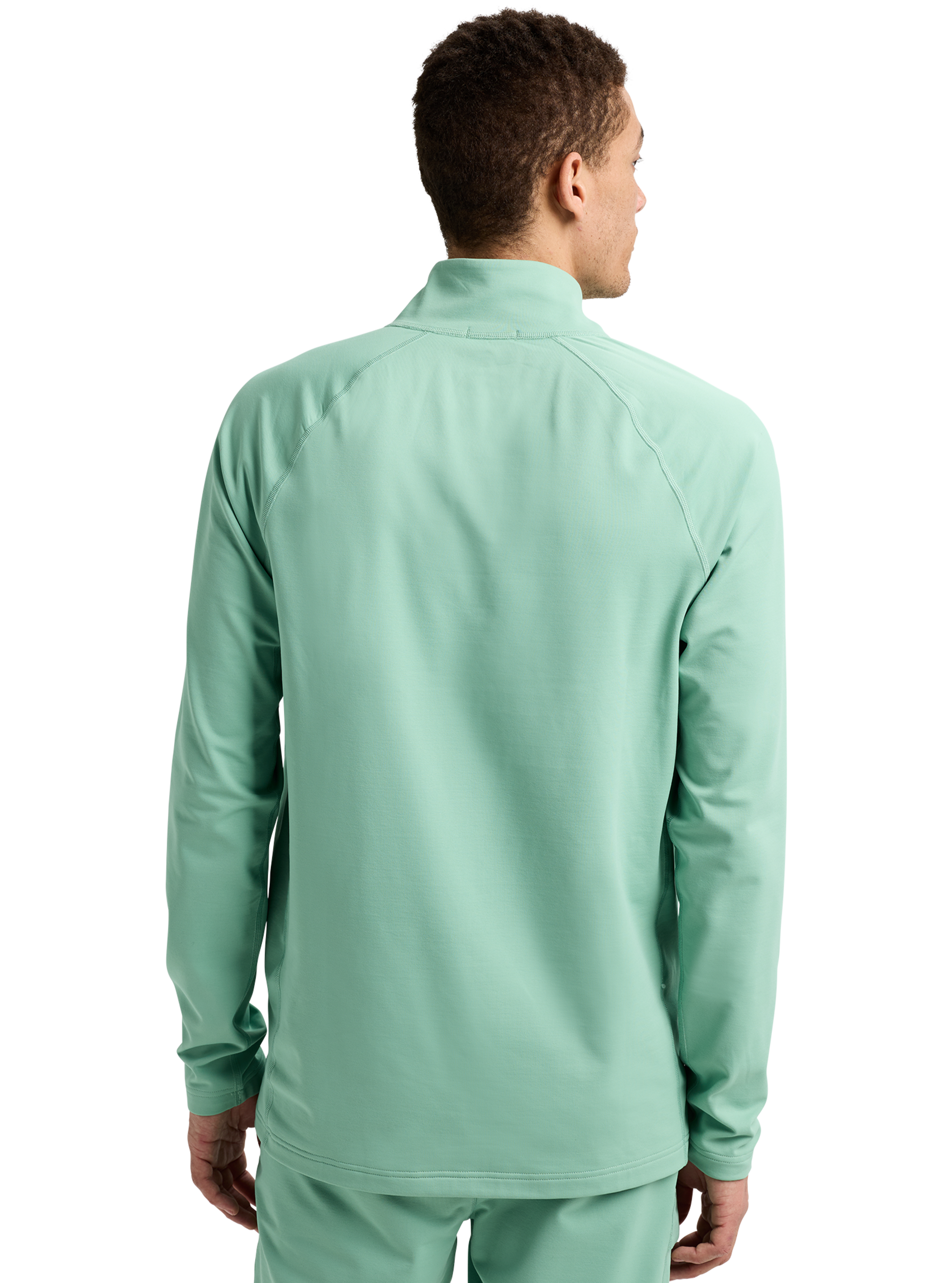 Product image of Men's Burton Heavyweight X Base Layer Quarter-Zip Shirt[Variant:Soft Sage]