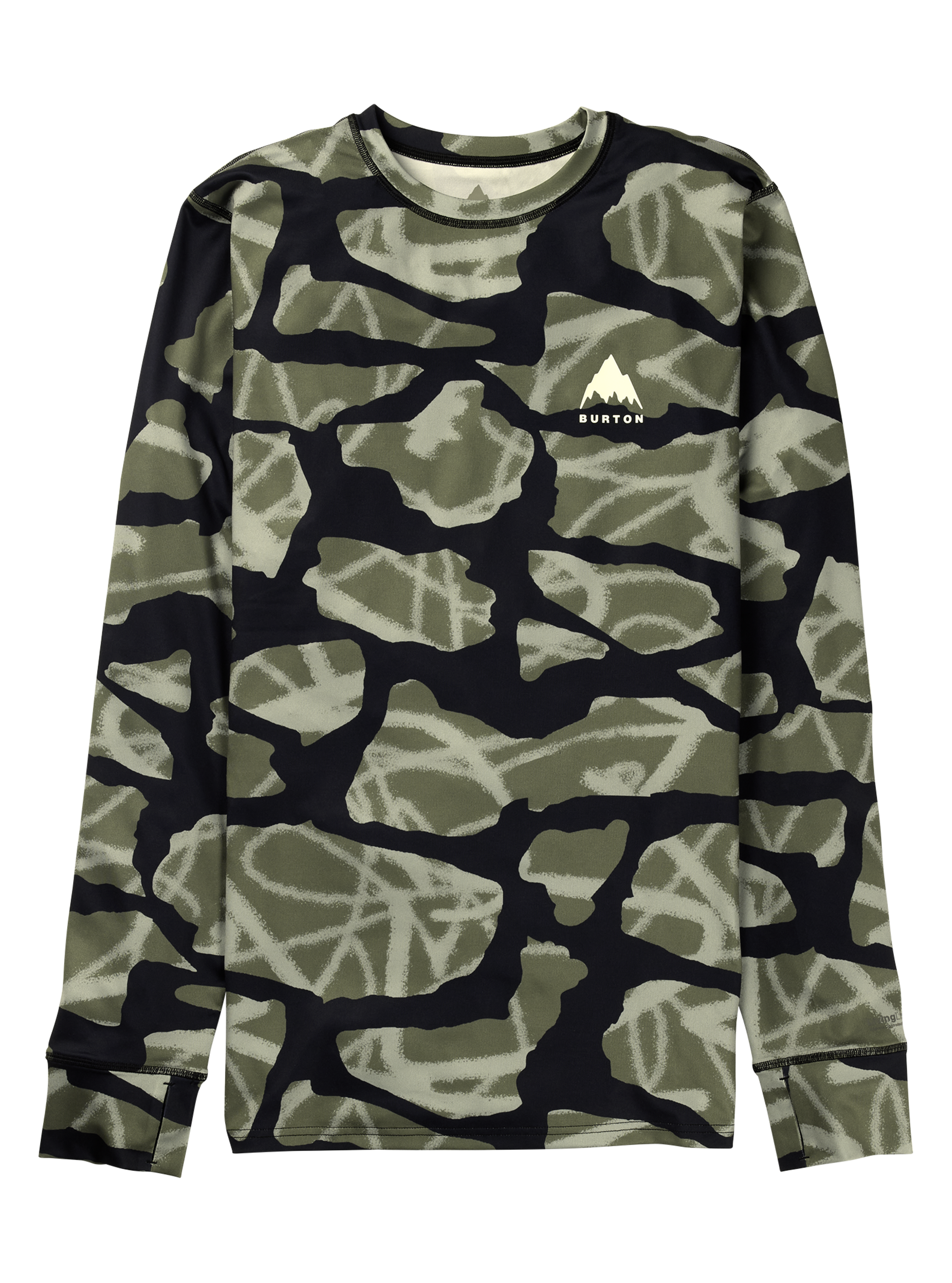 Product image of Men's Burton Lightweight X Base Layer Crewneck[Variant:Graffiti Camo]