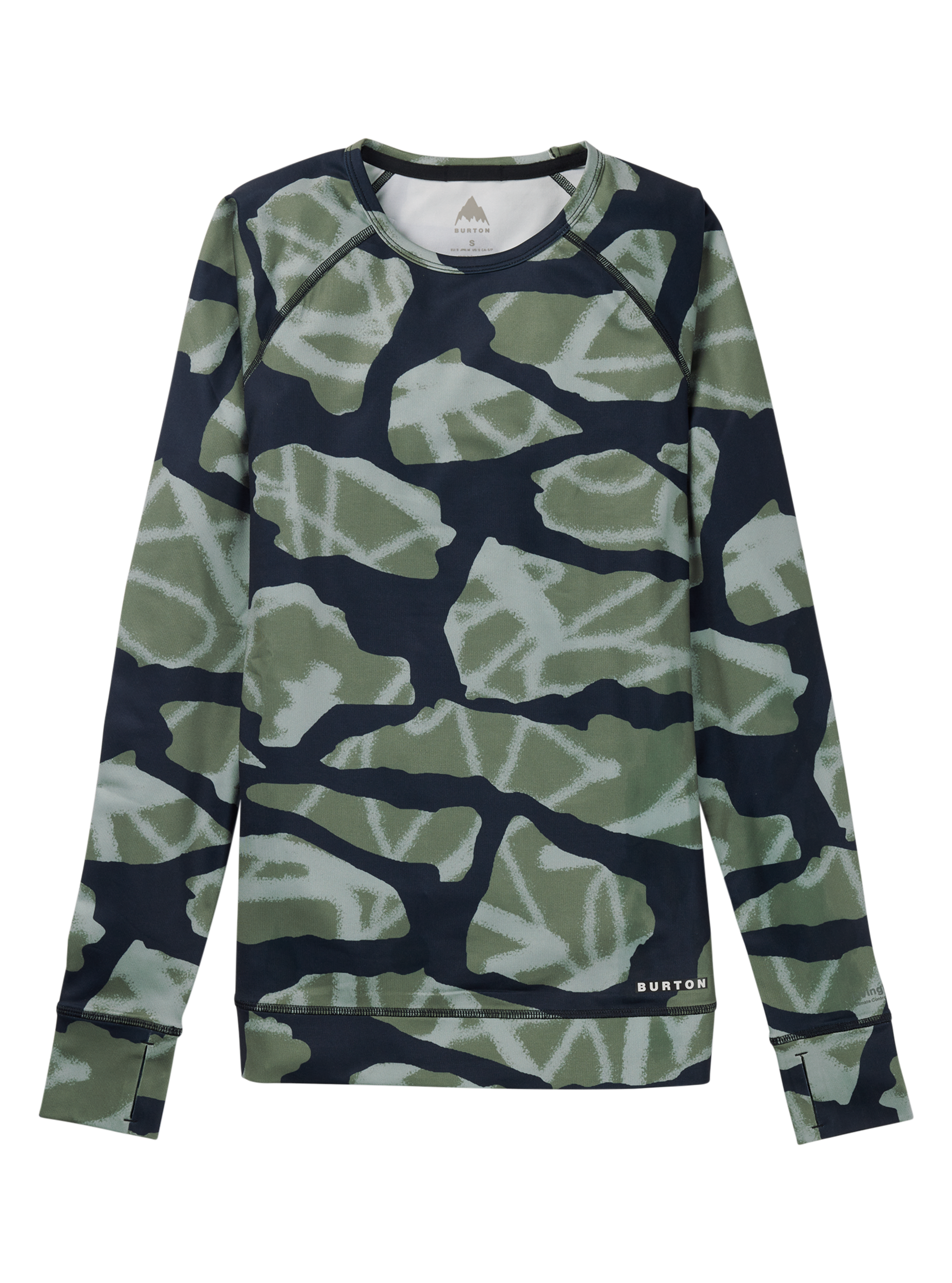 Product image of Women's Burton Lightweight X Base Layer Crewneck[Variant:Graffiti Camo]
