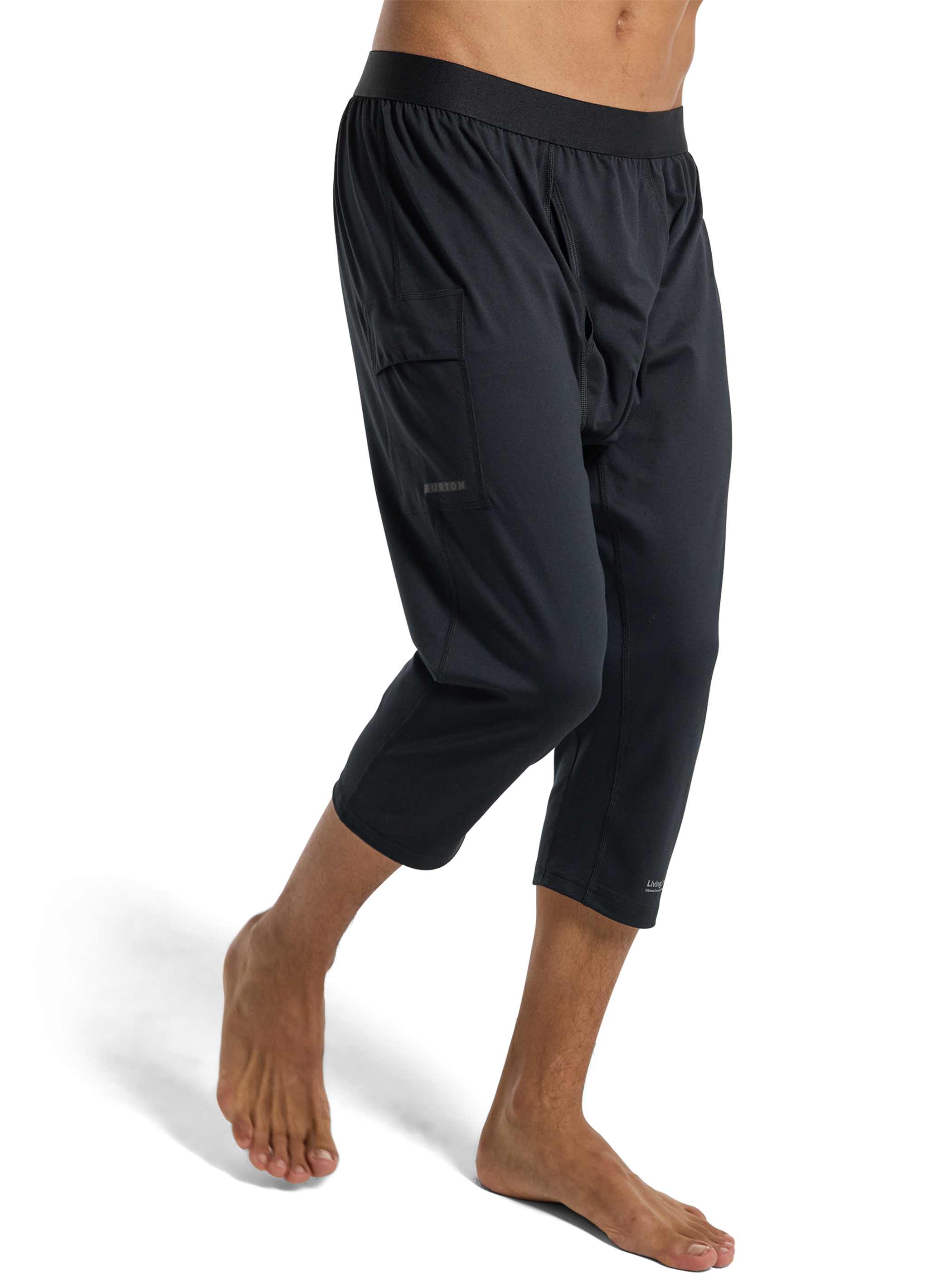 Product image of Men's Burton Midweight X Base Layer Three-Quarter Boot Pants[Variant:True Black]