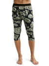Product image of Men's Burton Midweight X Base Layer Three-Quarter Boot Pants[Variant:Graffiti Camo]