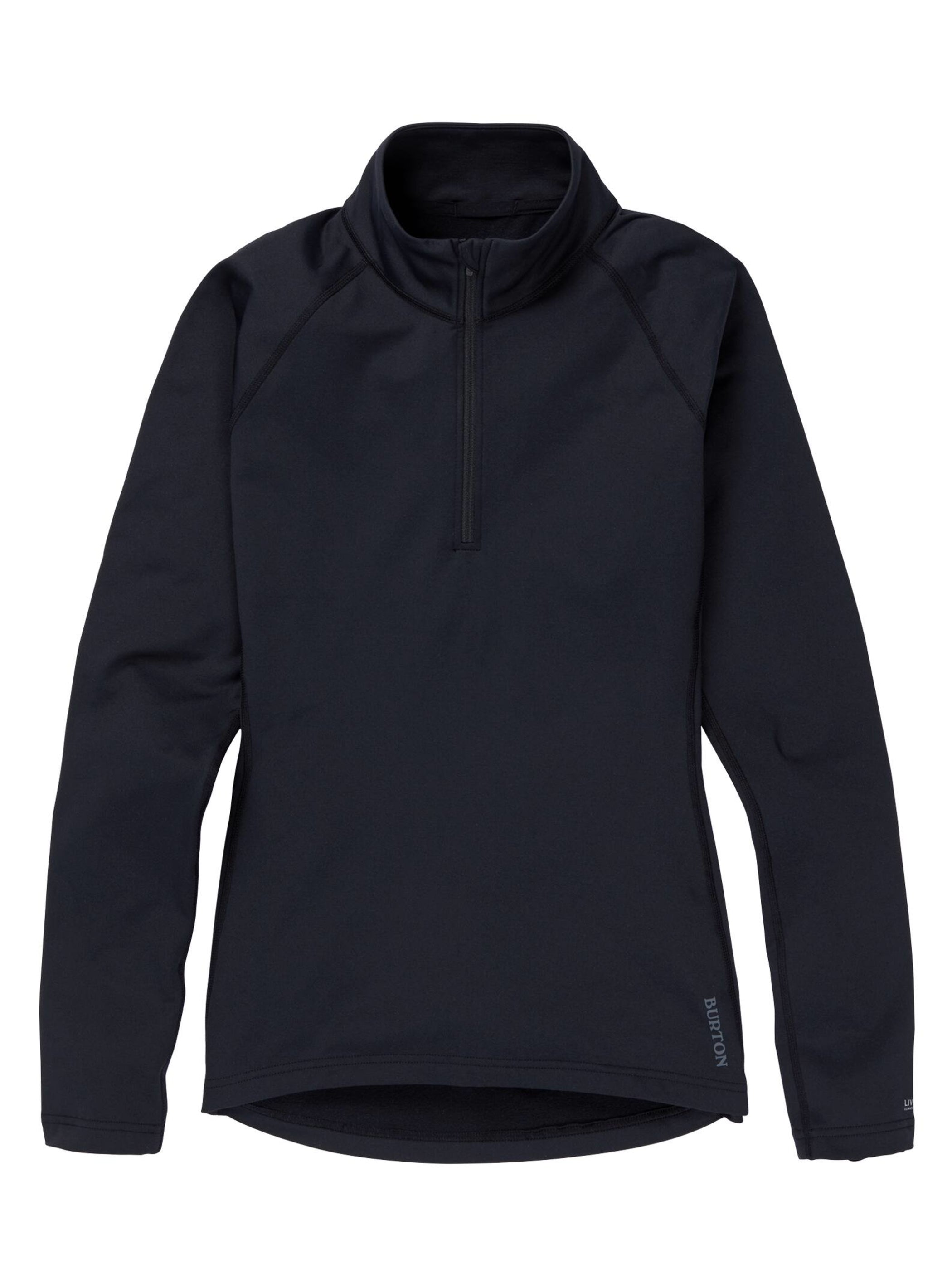 Product image of Women's Burton Heavyweight X Base Layer Quarter-Zip Shirt[Variant:True Black]