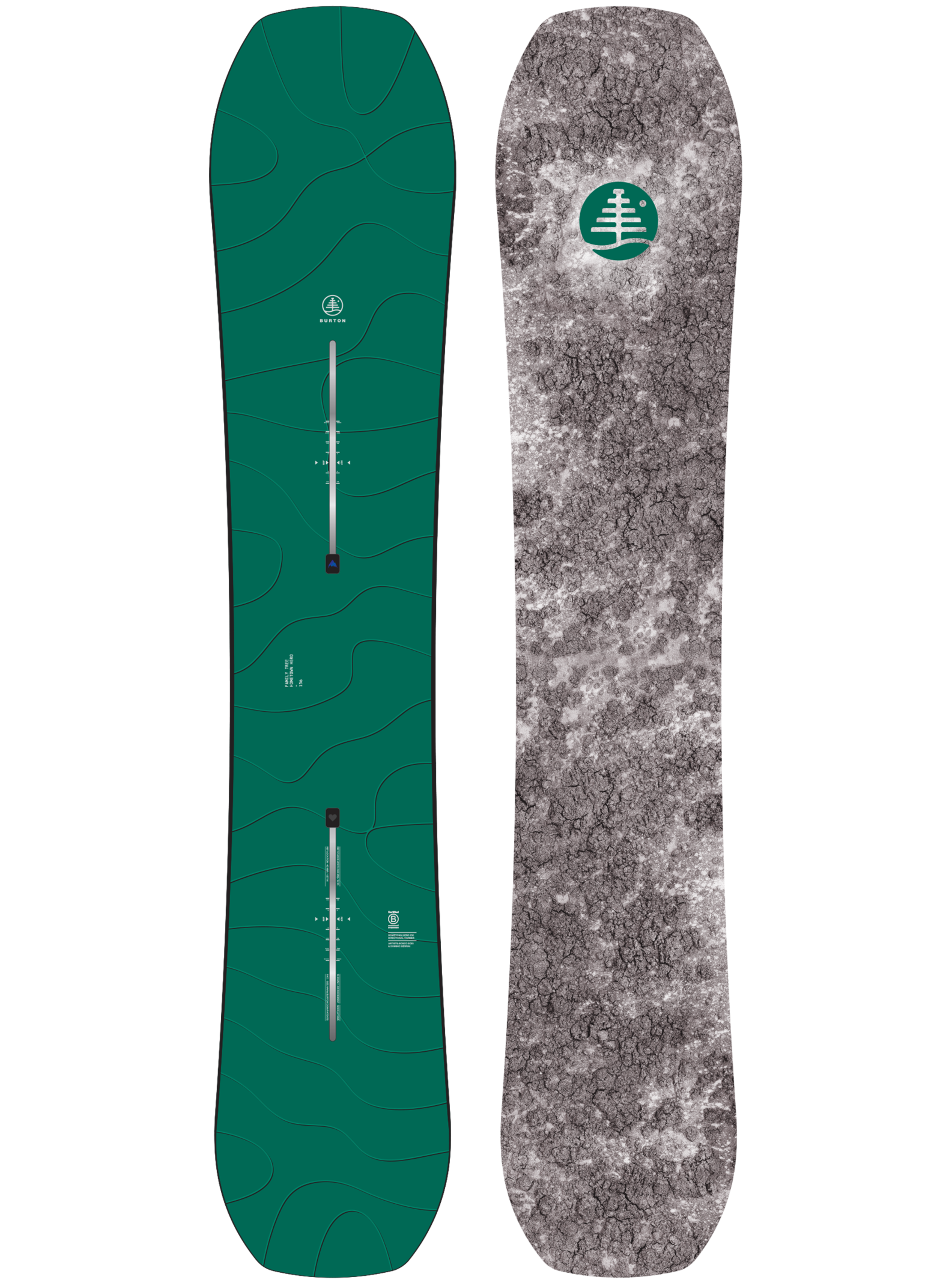Burton Family Tree Hometown Hero Snowboard 2027 Earth / 160W