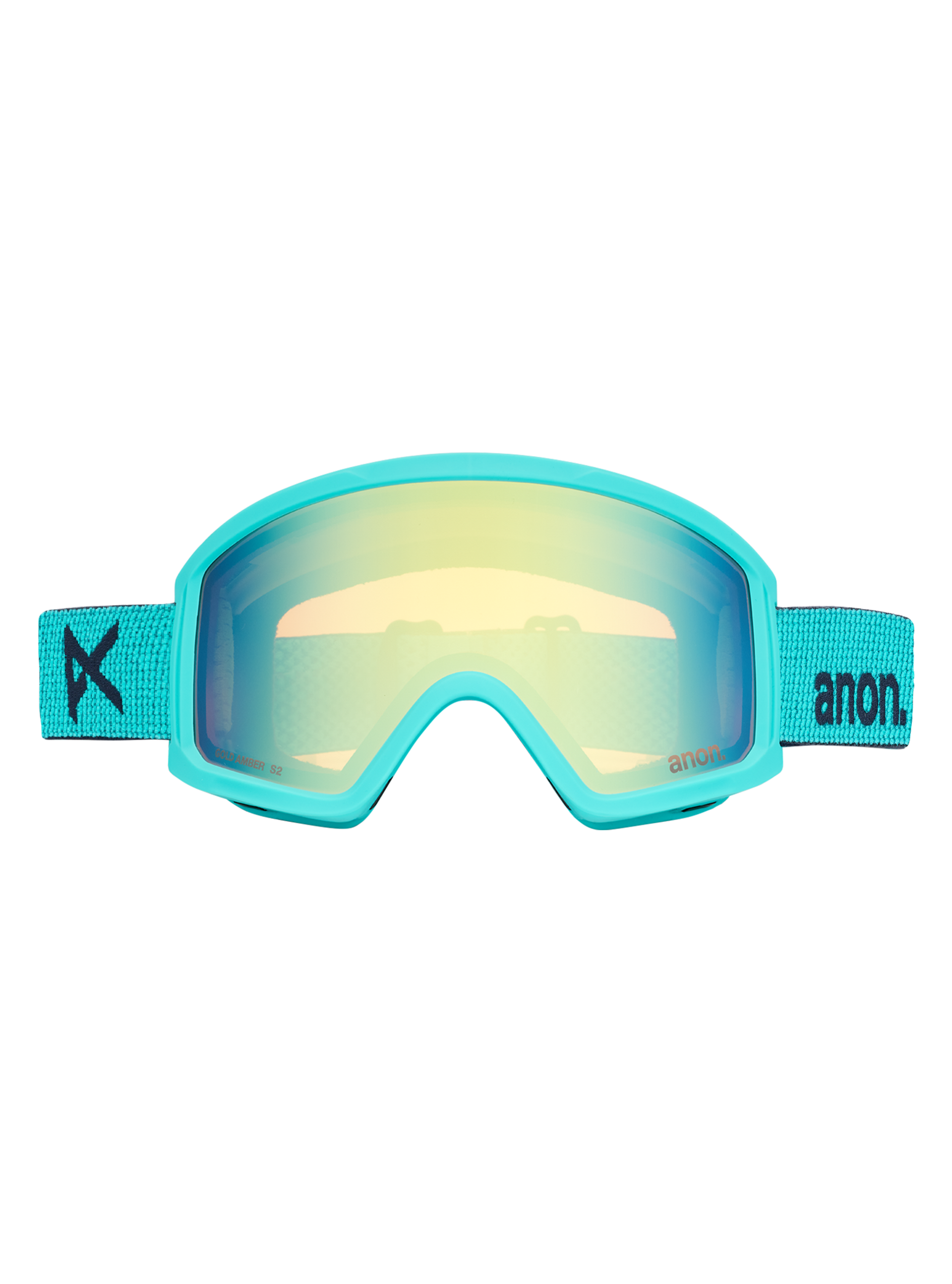 Anon Kids' Tracker 2.0 Goggle Marine/Gold Amber + MFI Face Mask 2027