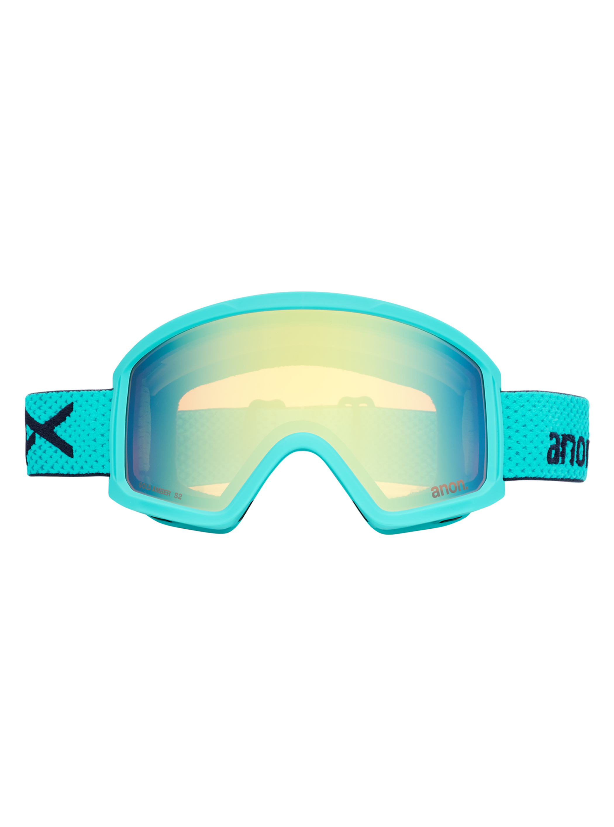 Product image of Anon Tracker 2.0 Goggles + MFI® Face Mask[Variant:Frame: Marine, Lens: Gold Amber (32% / S2)]