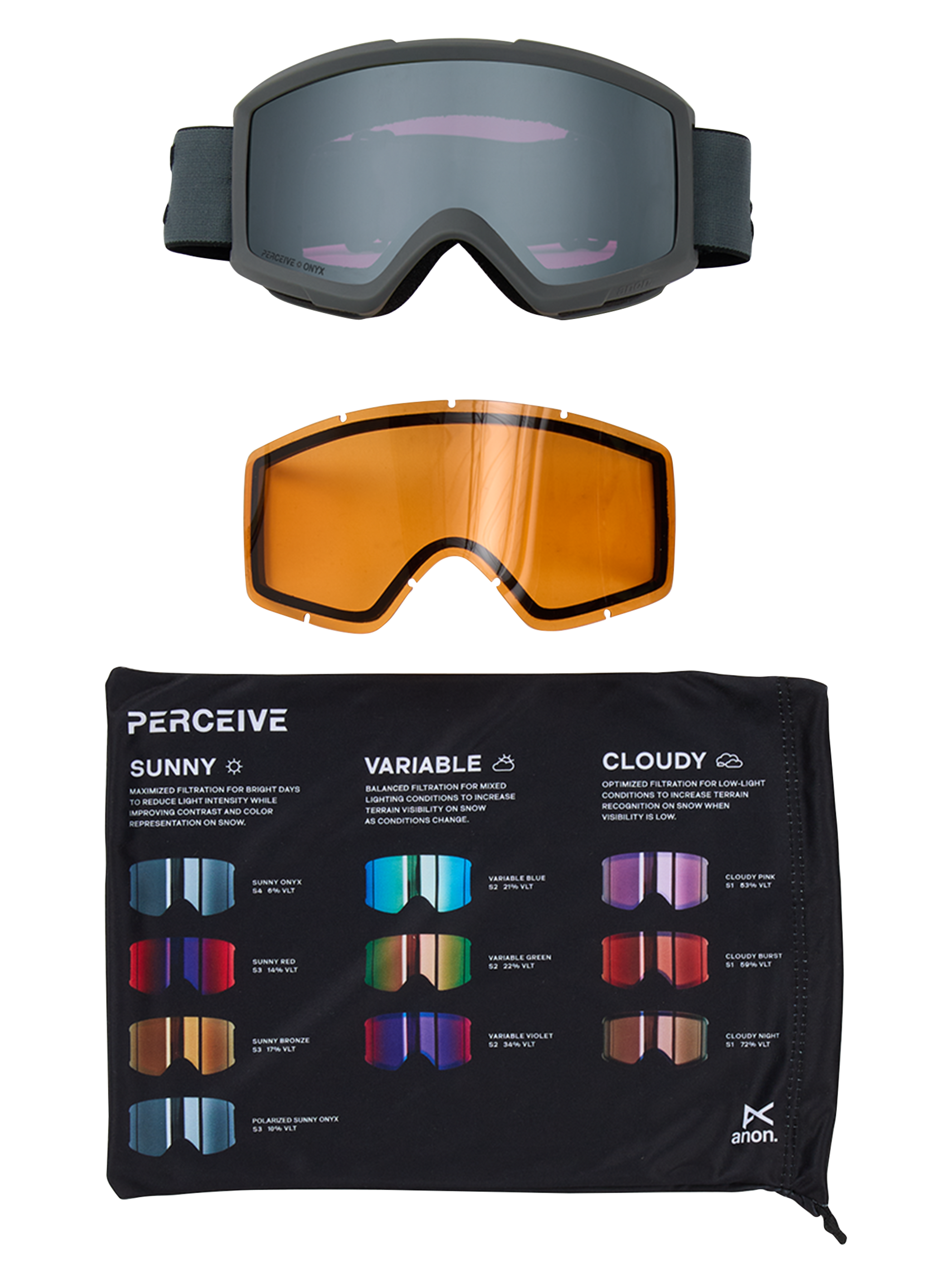 Anon Helix 2.0 Goggles + Bonus Lens