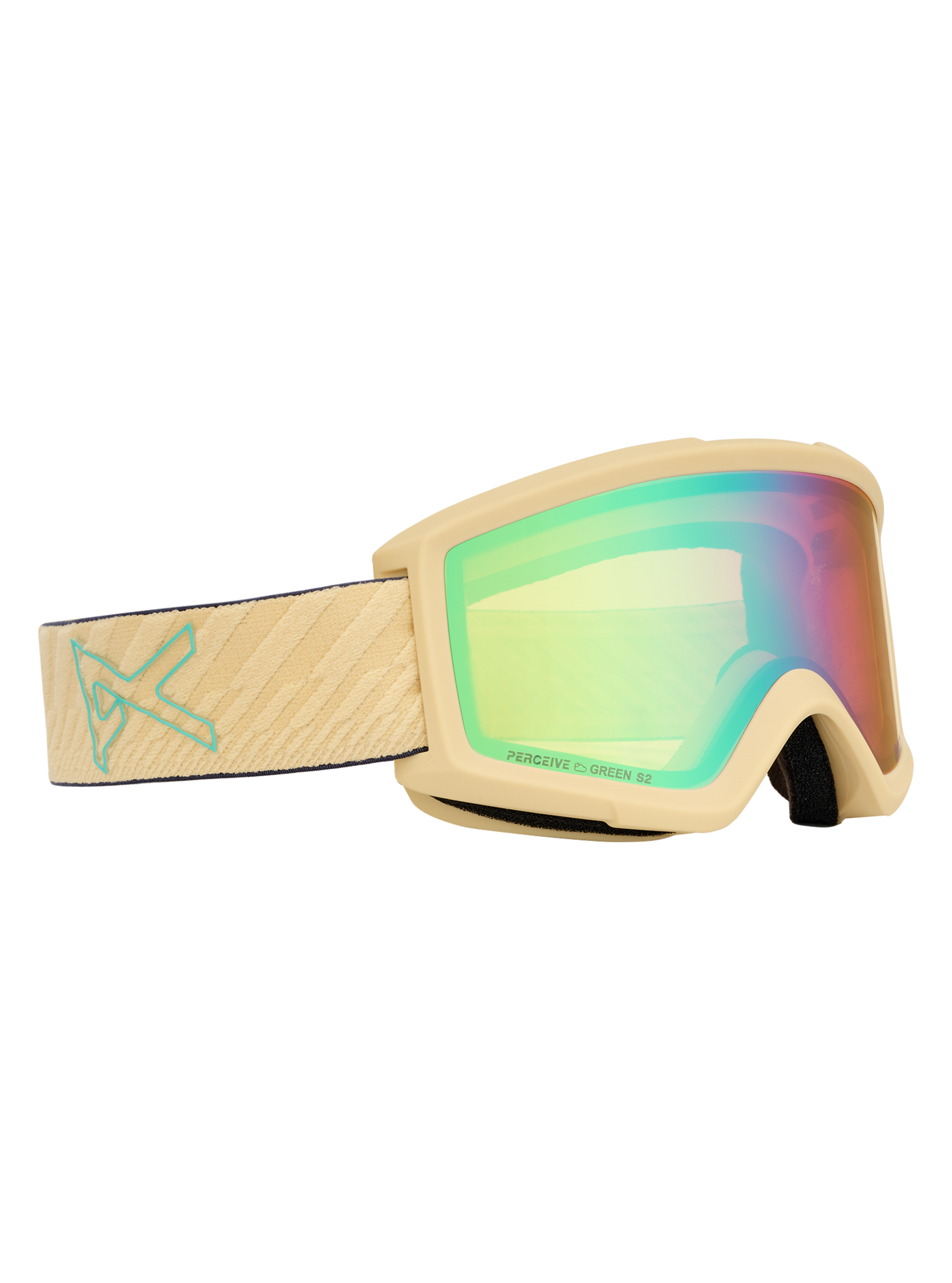 Product image of Anon Helix 2.0 Goggles + Bonus Lens[Variant:Frame: Beechwood, Lens: Perceive Variable Green (22% / S2), Spare Lens: Amber (55% / S1)]