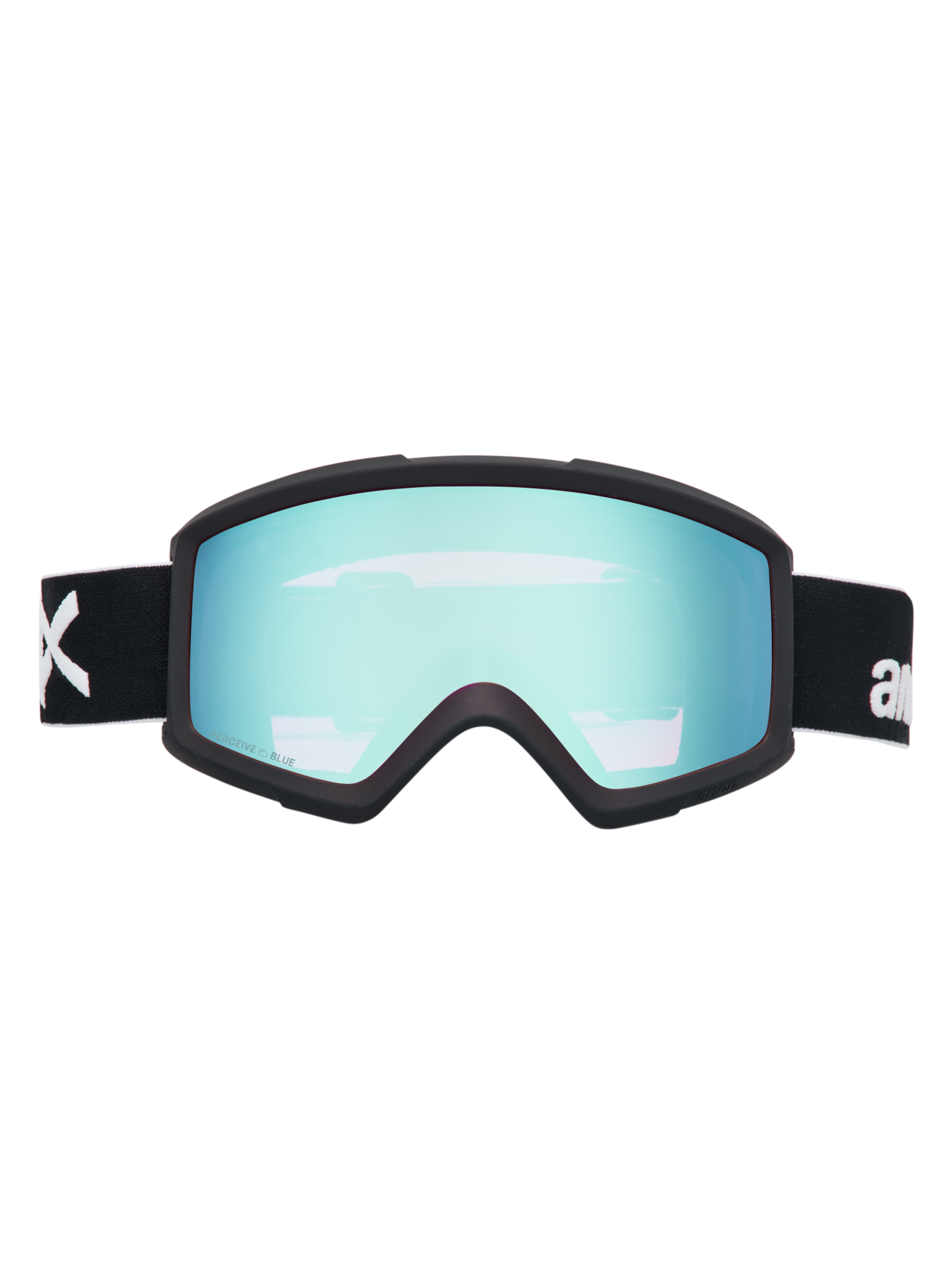 Product image of Anon Helix 2.0 Goggles + Bonus Lens[Variant:Frame: Black, Lens: Perceive Variable Blue (21% / S2), Spare Lens: Amber (55% / S1)]