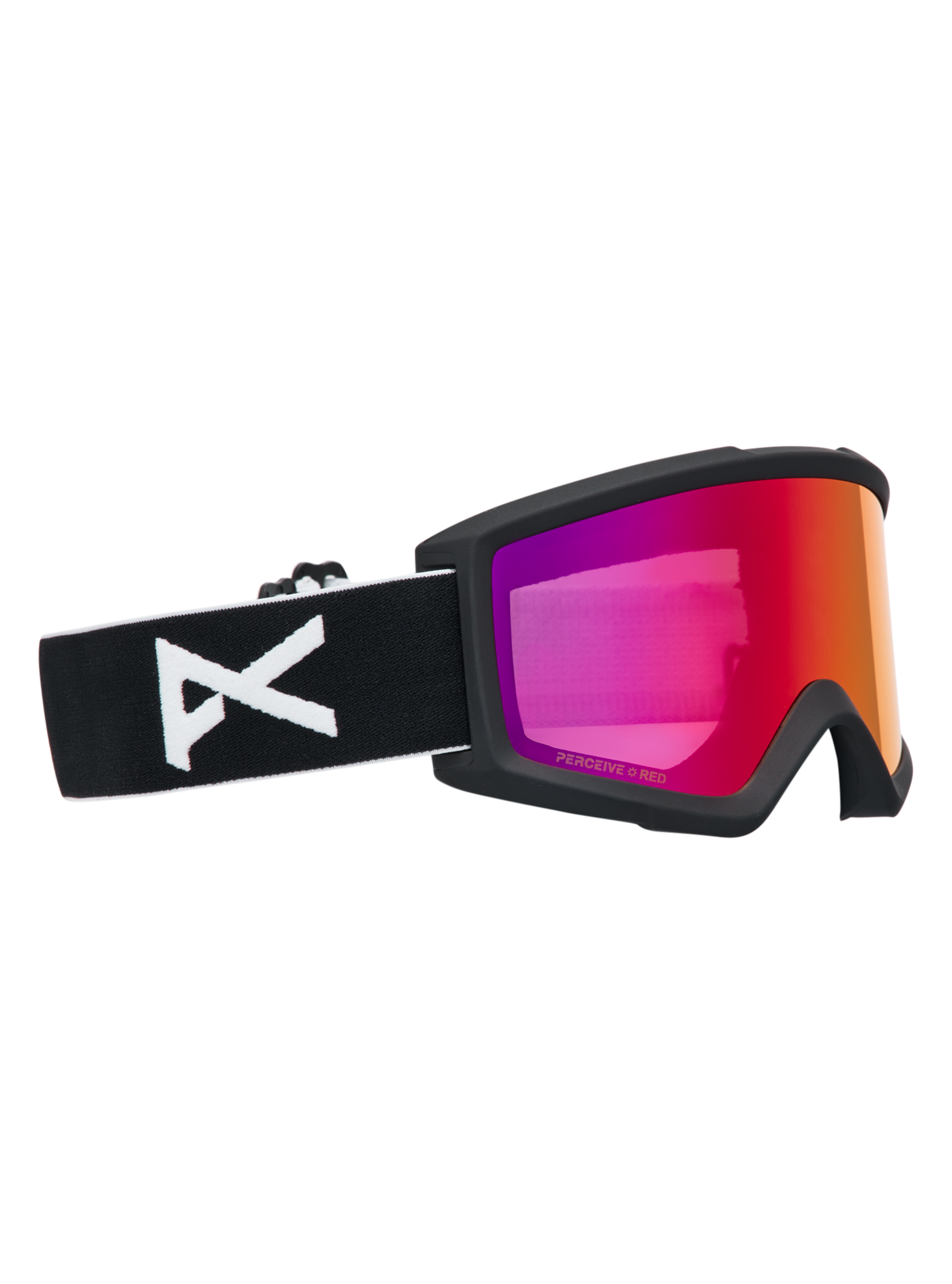 Product image of Anon Helix 2.0 Goggles + Bonus Lens[Variant:Frame: Black, Lens: Perceive Sunny Red (14% / S3), Spare Lens: Amber (55% / S1)]