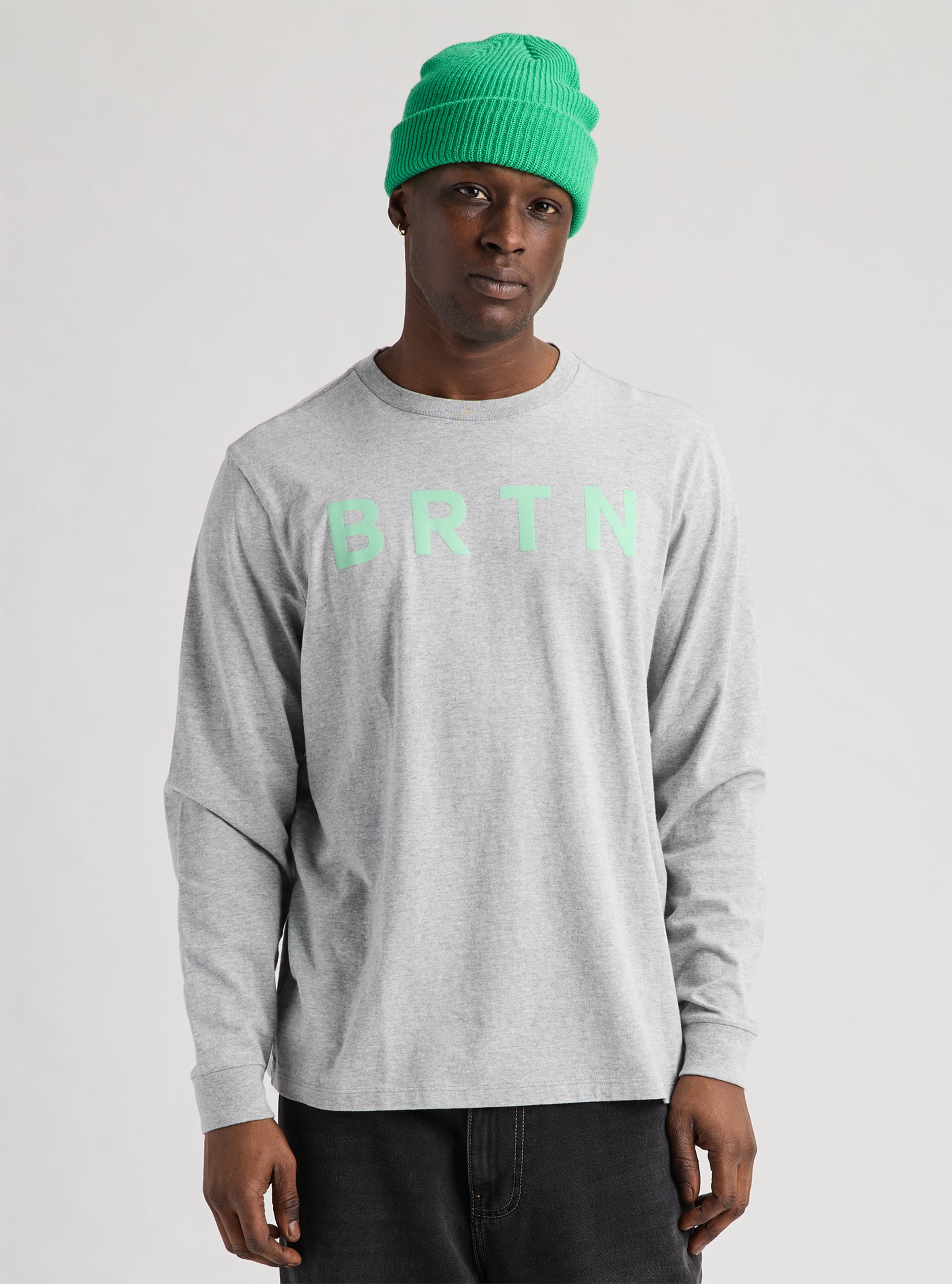 Product image of Burton BRTN Long Sleeve T-Shirt[Variant:Gray Heather]