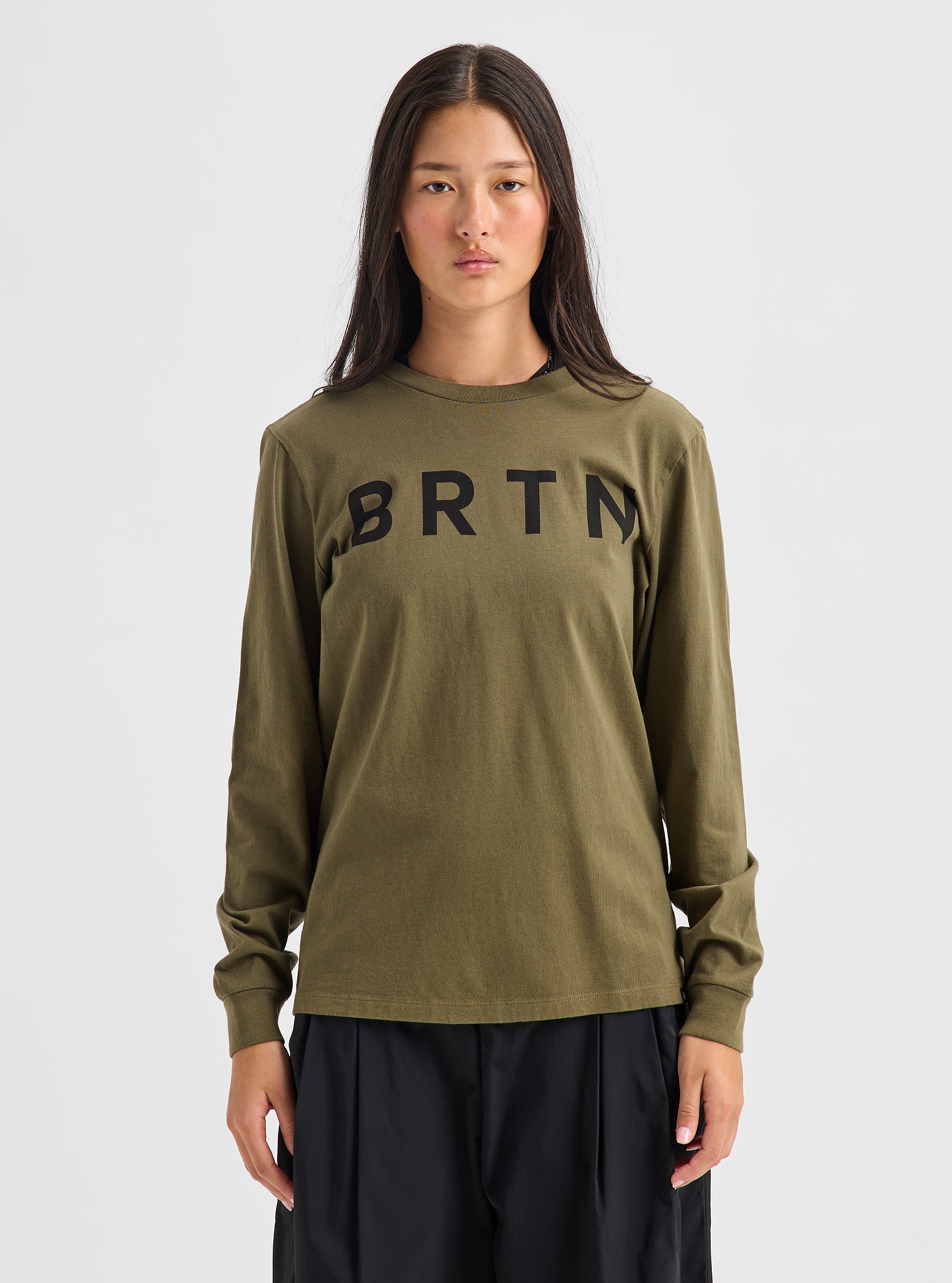 Product image of Burton BRTN Long Sleeve T-Shirt[Variant:Dried Moss]