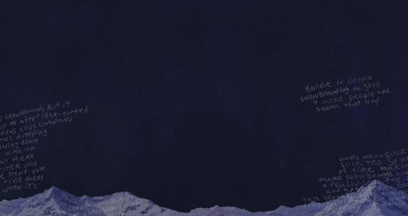 Dark blue gradient with white text on a black background