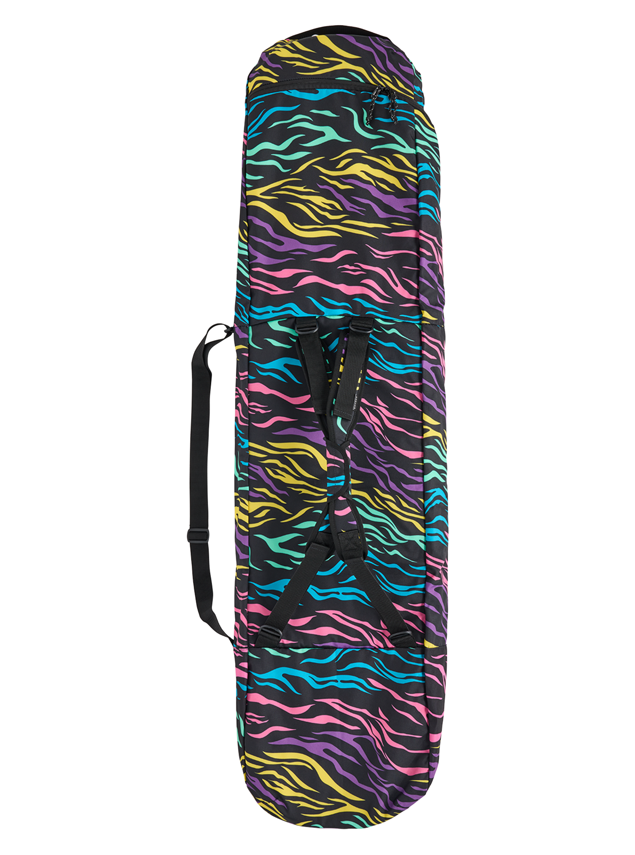 burton 146 snowboard bag Space Sack Bag, Sharkskin / 140 Bomber skate wheels roll through airport terminals Burton Commuter Space Sack Snowboard