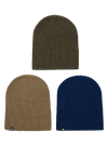 Product image of Burton Recycled DND Beanie (3 Pack)[Variant:Nightfall / Summit Taupe / Forest Moss]