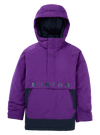 Product image of Kids' Burton Frostner 2L Anorak Jacket[Variant:Imperial Purple / True Black]
