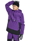 Product image of Kids' Burton Frostner 2L Anorak Jacket[Variant:Imperial Purple / True Black]