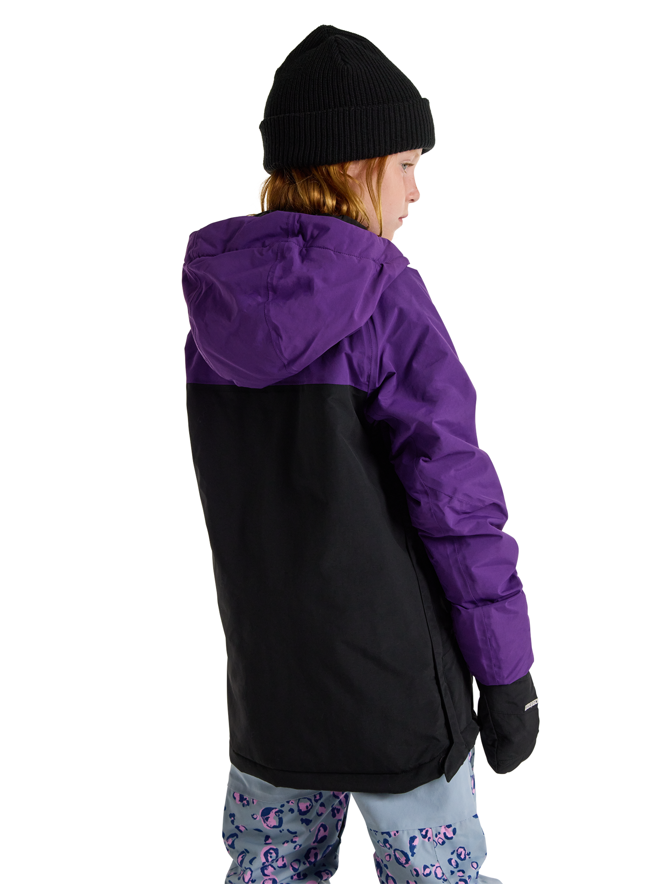 Product image of Kids' Burton Frostner 2L Anorak Jacket[Variant:Imperial Purple / True Black]