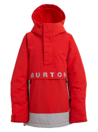 Product image of Kids' Burton Frostner 2L Anorak Jacket[Variant:Flame Scarlet / Silver Sconce]