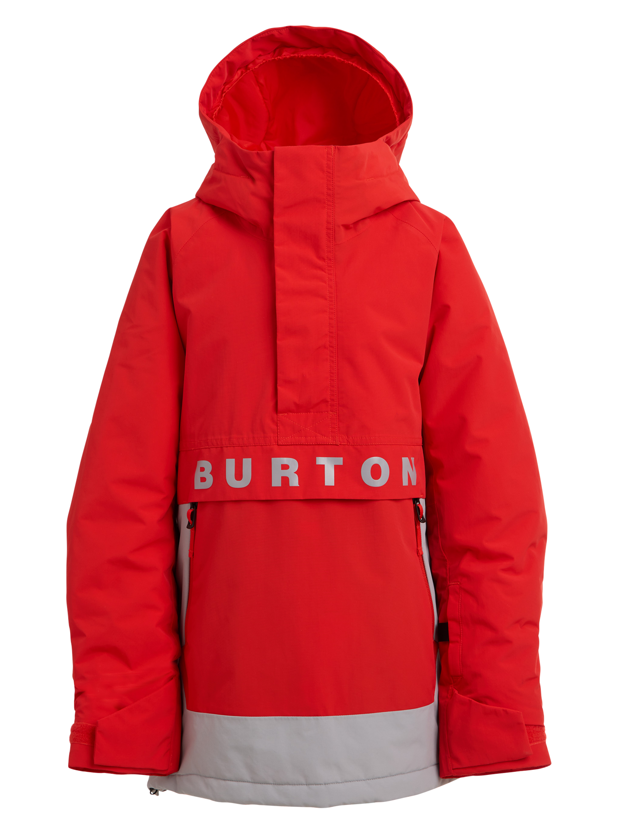 Product image of Kids' Burton Frostner 2L Anorak Jacket[Variant:Flame Scarlet / Silver Sconce]