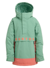 Product image of Kids' Burton Frostner 2L Anorak Jacket[Variant:Soft Sage / Peach Echo]