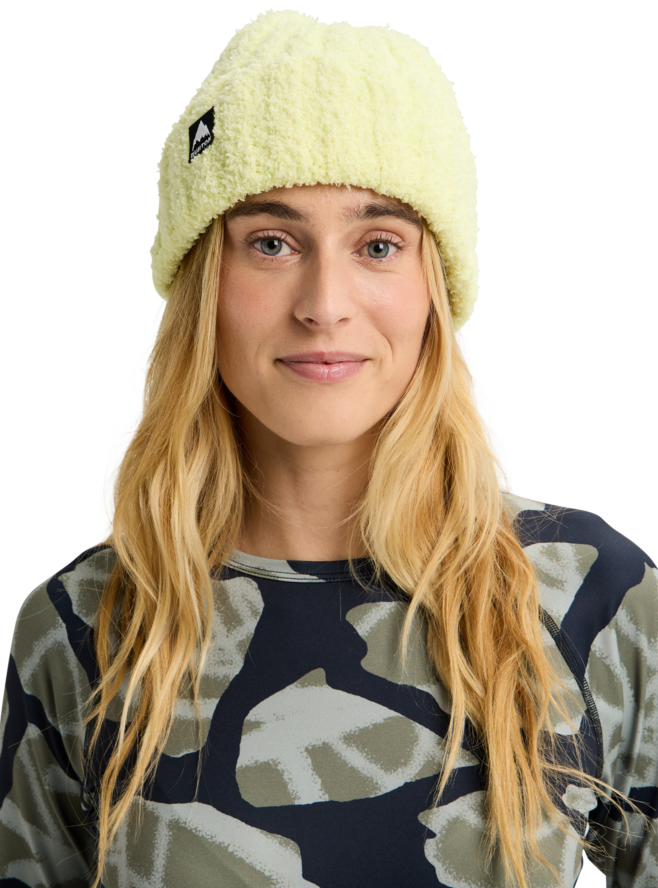 Product image of Burton Plush Beanie[Variant:Glow Yellow Green]