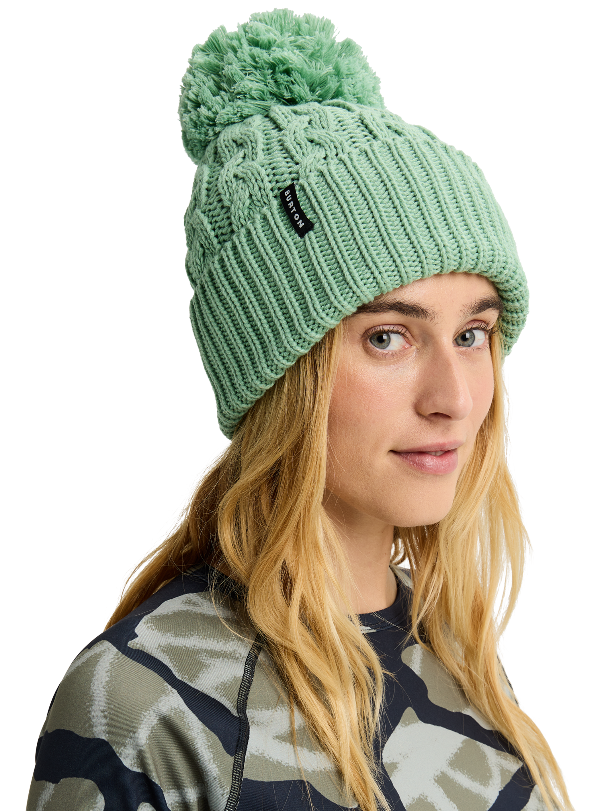 Product image of Women's Burton Zippy Fleece-Lined Beanie[Variant:Soft Sage]