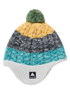 Product image of Toddlers' Burton Fleece-Lined Earflap Beanie[Variant:Goldenrod / True Black / Pacific Teal]