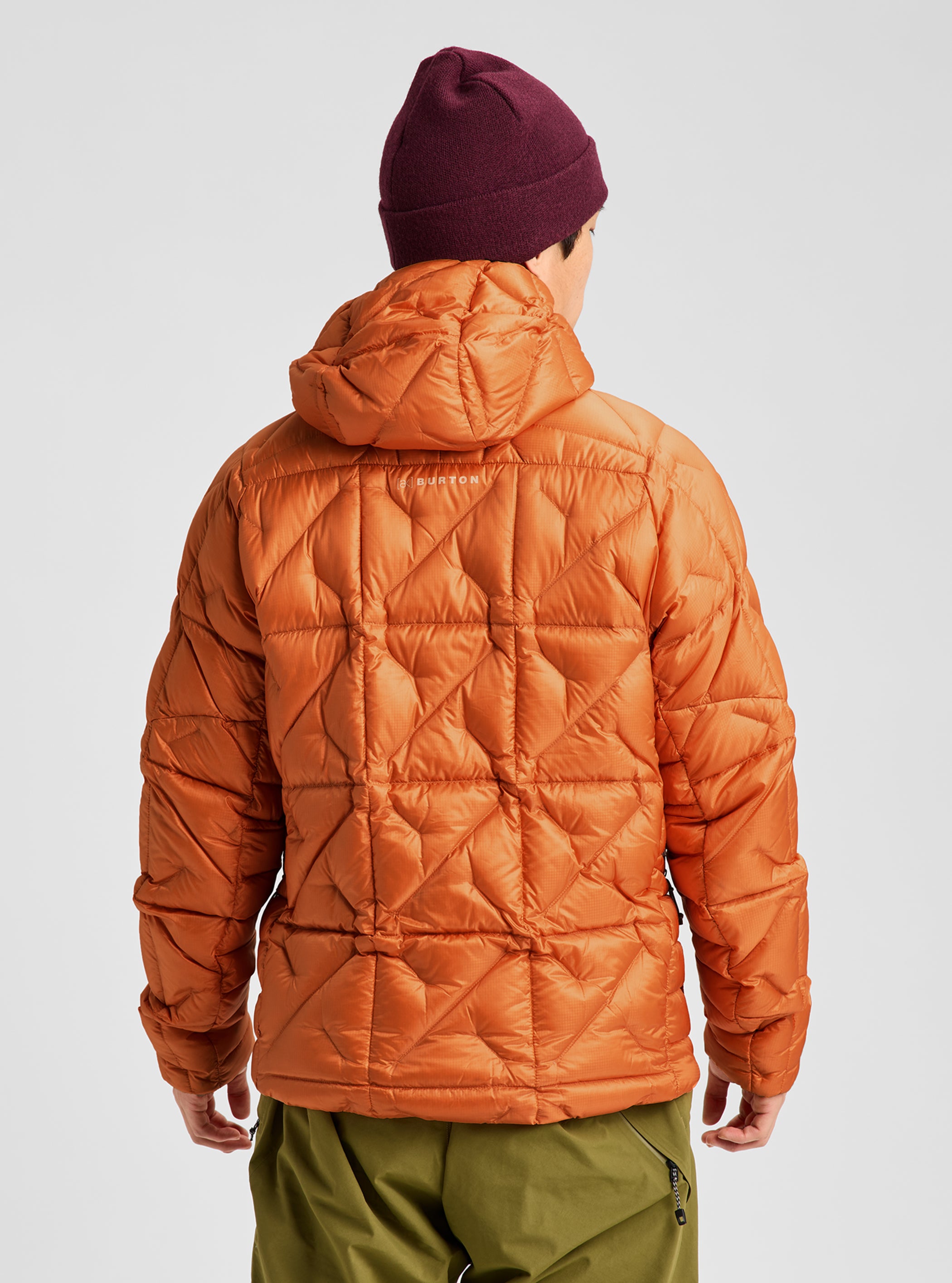 Product image of Men's Burton [ak] Baker Hooded Down Jacket[Variant:Goldfish Orange]