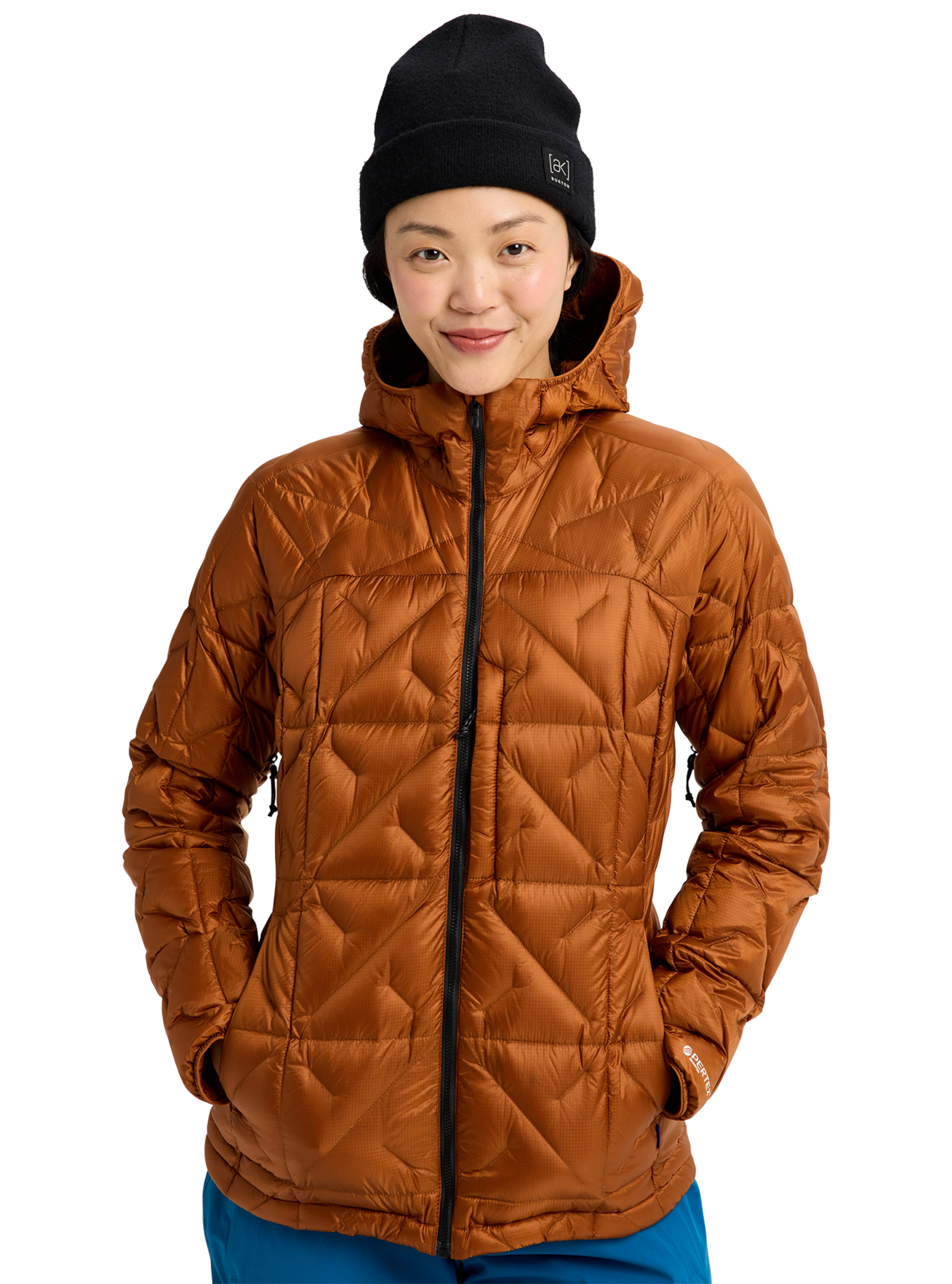 Product image of Women's Burton [ak] Baker Hooded Down Jacket[Variant:Chestnut Brown]