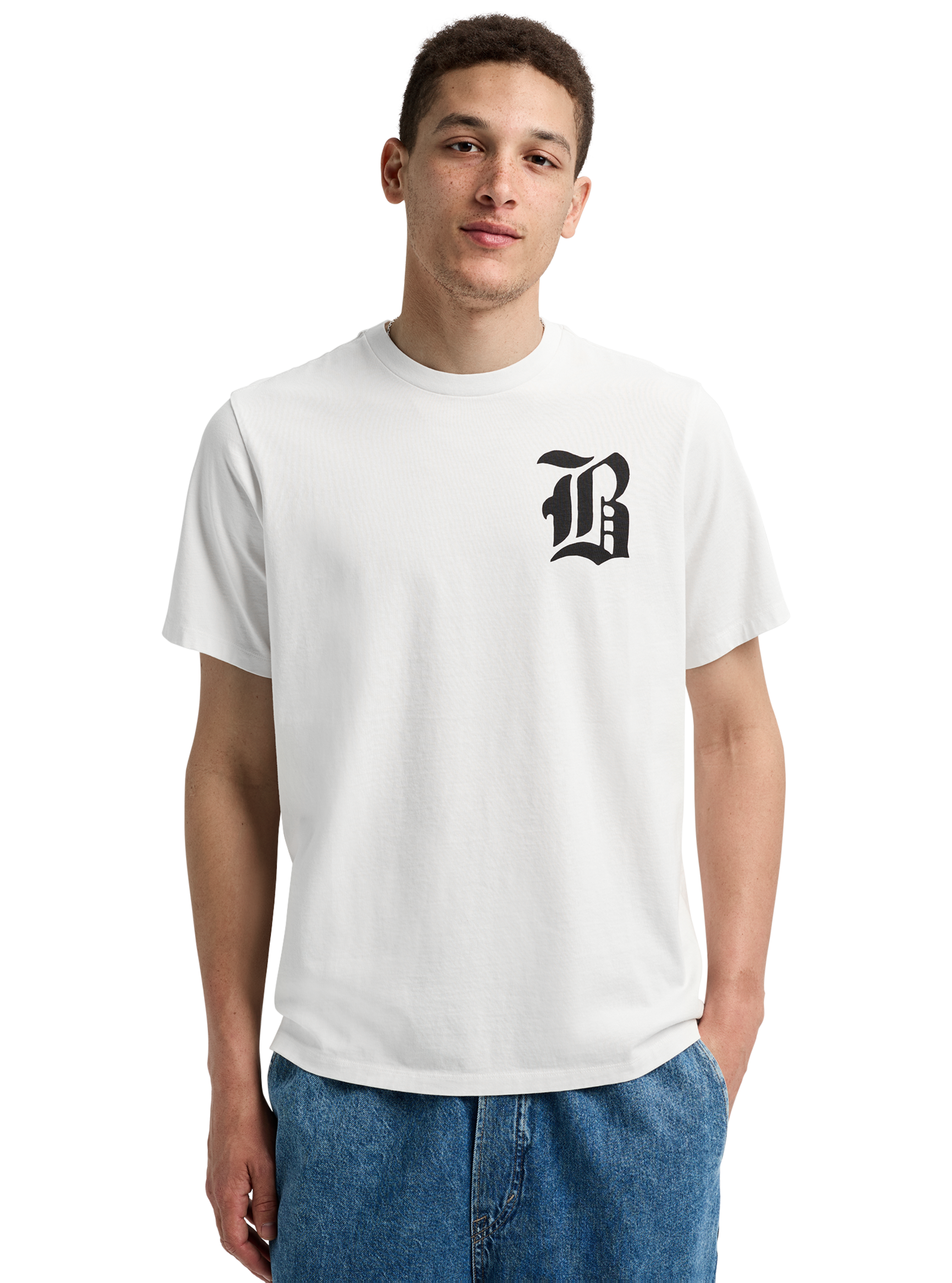 Product image of Burton Hesston Short Sleeve T-Shirt[Variant:Stout White]