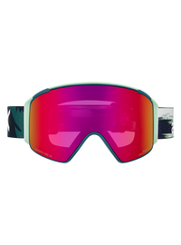 Product image of Anon M4S Goggles (Cylindrical) + Bonus Lens + MFI® Face Mask[Variant:Frame: Family Tree, Lens: Perceive Sunny Red (14% / S3), Spare Lens: Perceive Cloudy Burst (59% / S1)]