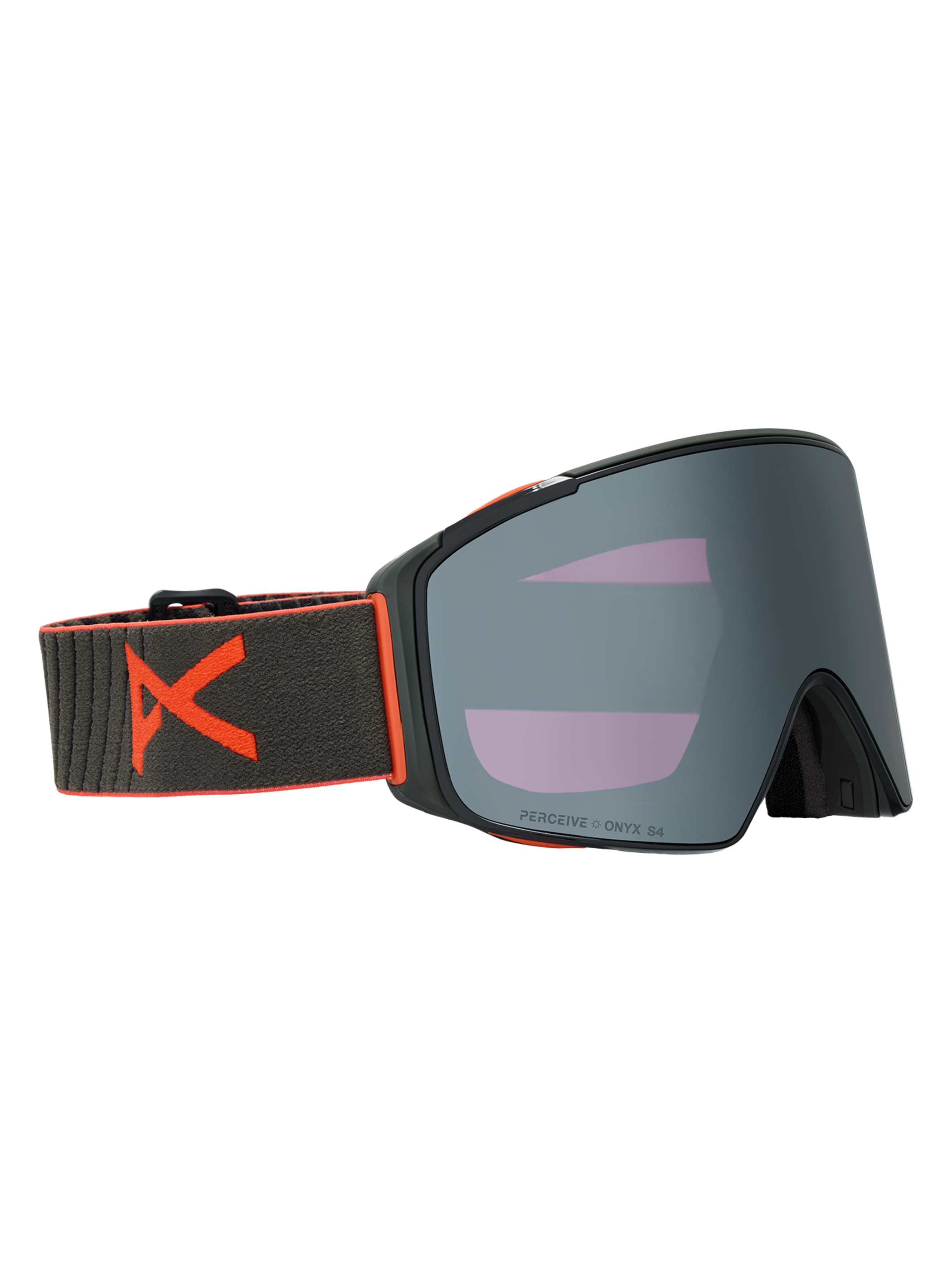 Product image of Anon M4S Goggles (Cylindrical) + Bonus Lens + MFI® Face Mask[Variant:Frame: Fiesta Red, Lens: Perceive Sunny Onyx (6% / S4), Spare Lens: Perceive Variable Violet (34% / S2)]