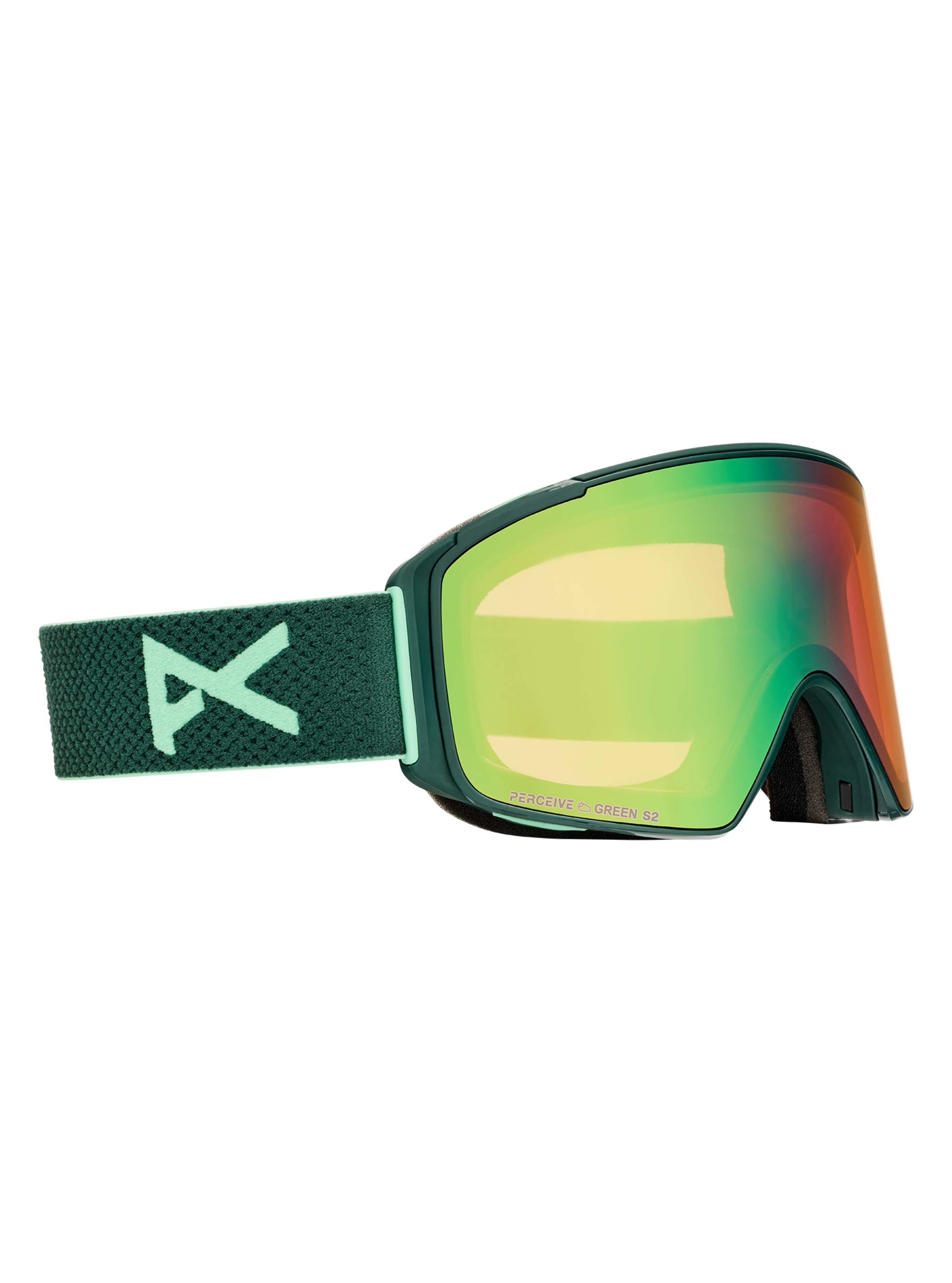Product image of Anon M4S Goggles (Cylindrical) + Bonus Lens + MFI® Face Mask[Variant:Frame: Brunswick Green, Lens: Perceive Variable Green (22% / S2), Spare Lens: Perceive Cloudy Pink (53% / S1)]