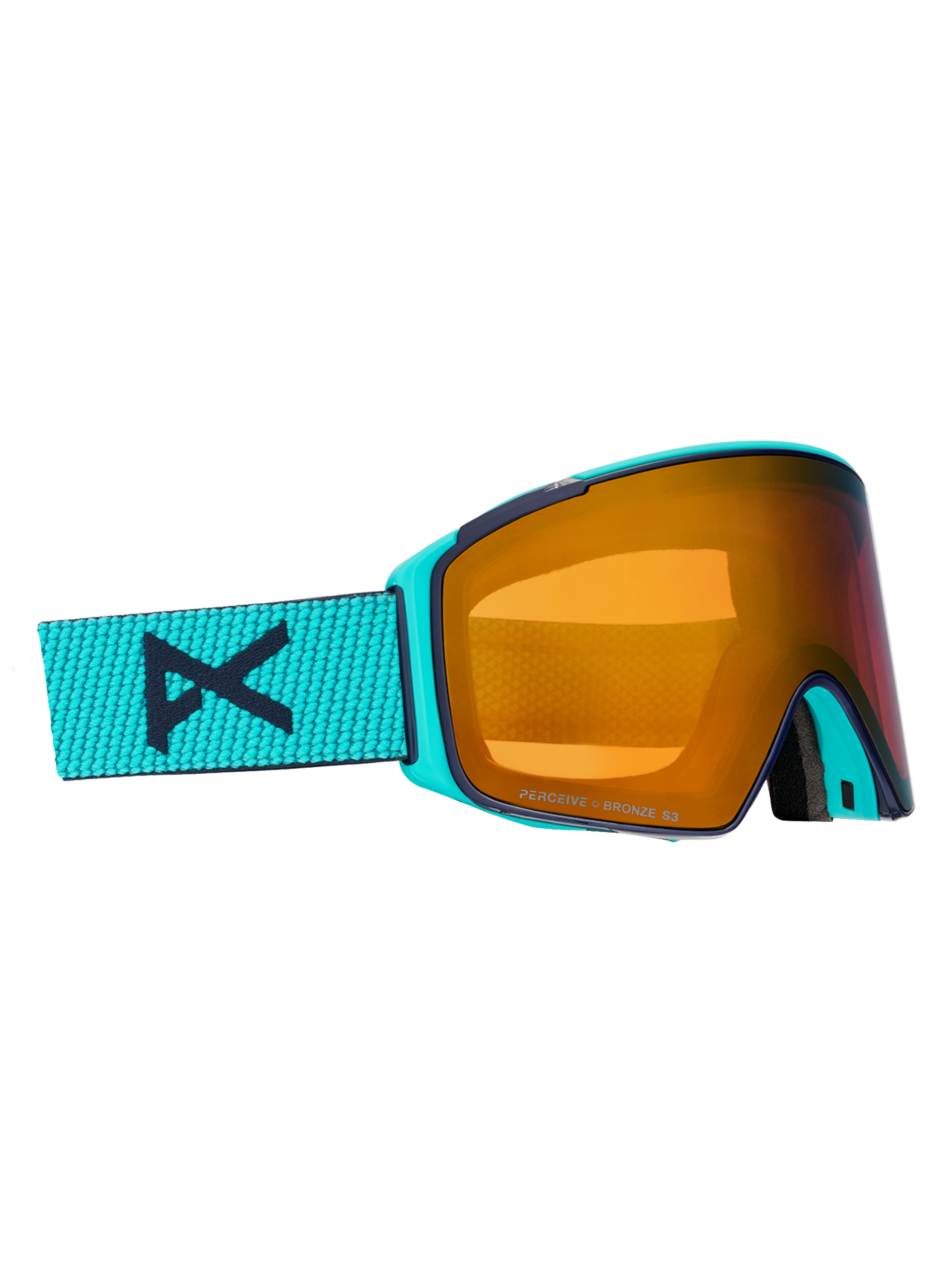 Product image of Anon M4S Goggles (Cylindrical) + Bonus Lens + MFI® Face Mask[Variant:Frame: Marine, Lens: Perceive Sunny Bronze (17% / S3), Spare Lens: Perceive Cloudy Burst (59% / S1)]