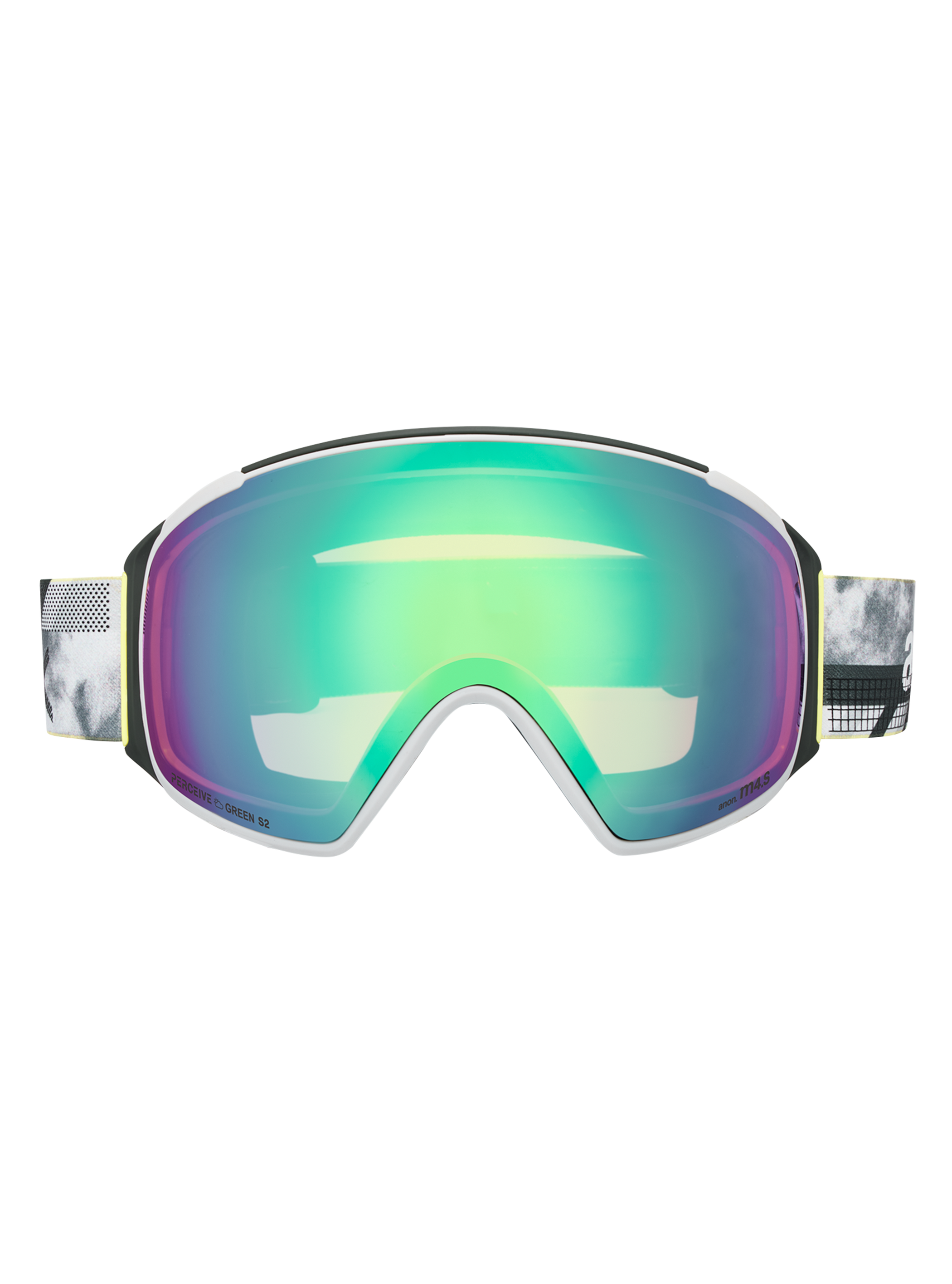 Product image of Anon M4S Goggles (Toric) + Bonus Lens + MFI® Face Mask[Variant:Frame: Tilt Shift, Lens: Perceive Variable Green (22% / S2), Spare Lens: Perceive Cloudy Pink (53% / S1)]