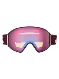 Product image of Anon M4S Goggles (Toric) + Bonus Lens + MFI® Face Mask[Variant:Frame: Deep Cherry, Lens: Perceive Cloudy Pink (53% / S1), Spare Lens: Perceive Variable Blue (21% / S2)]