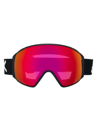 Product image of Anon M4S Goggles (Toric) + Bonus Lens + MFI® Face Mask[Variant:Frame: Black, Lens: Perceive Sunny Red (14% / S3), Spare Lens: Perceive Cloudy Burst (59% / S1)]